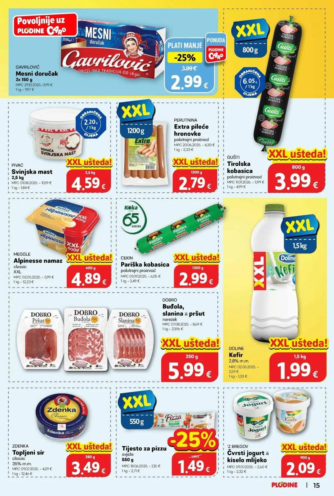 Katalog Plodine katalog do 17.03.2026 od 12. ožujka do 17. ožujka 2026. - Pregled Stranica 15