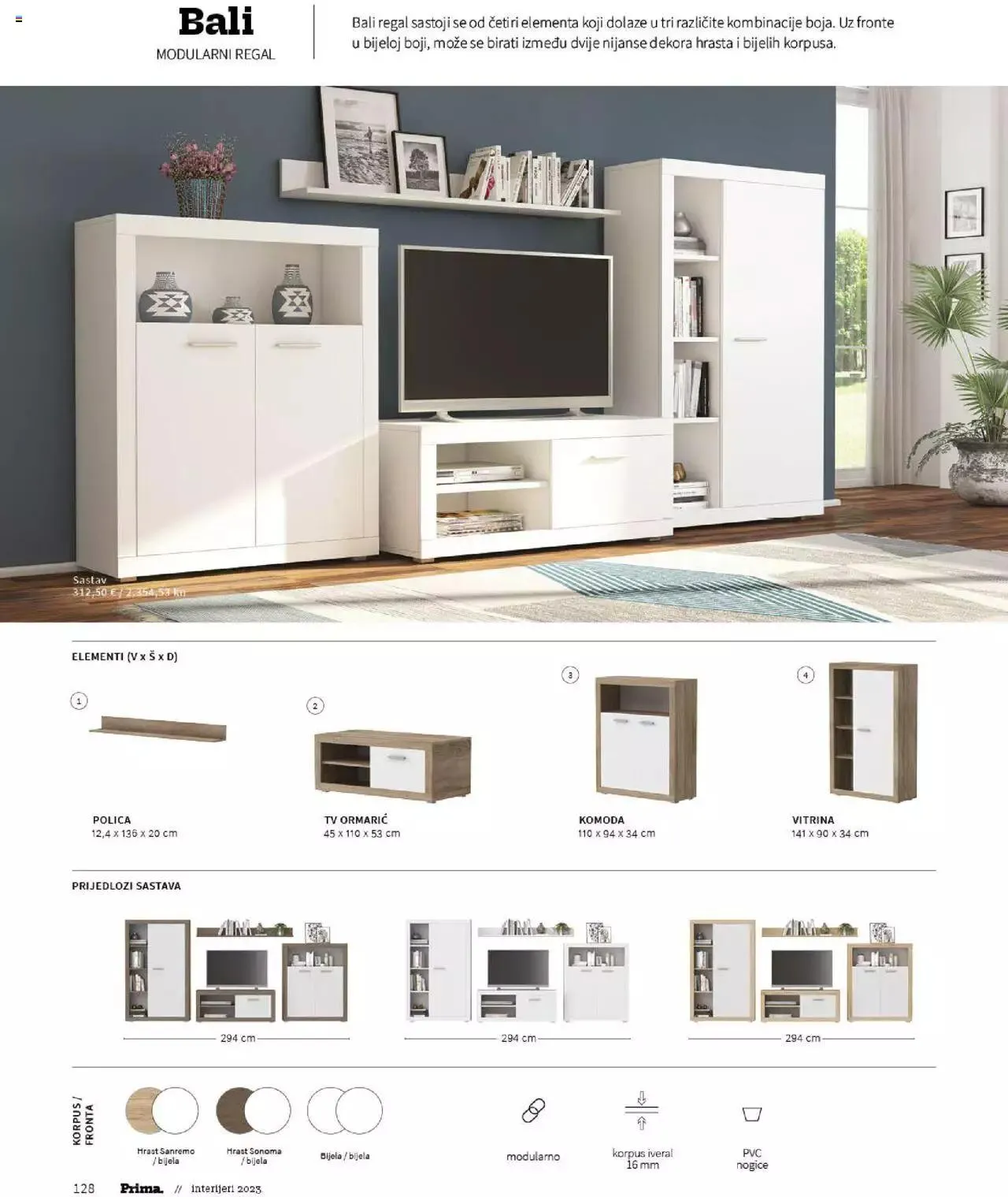 Katalog Katalog interijeri 2023 Prima od 20. veljače do 31. prosinca 2023. - Pregled Stranica 130