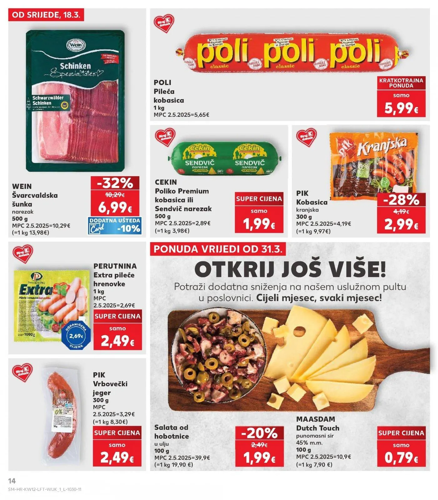 Katalog Kaufland katalog do 24.03.2026 od 18. ožujka do 24. ožujka 2026. - Pregled Stranica 14