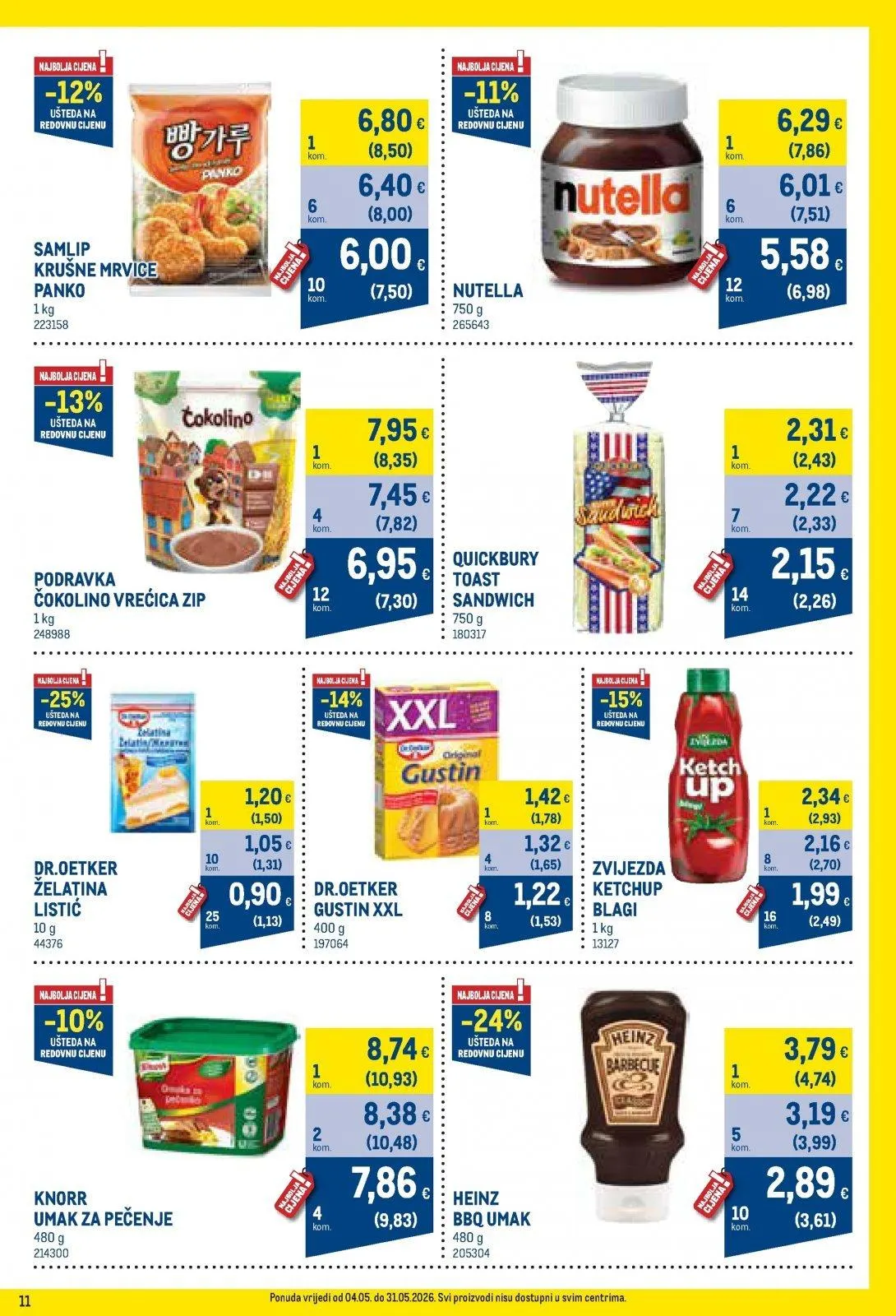 Katalog Metro katalog do 01.06.2026 od 8. svibnja do 1. lipnja 2026. - Pregled Stranica 11