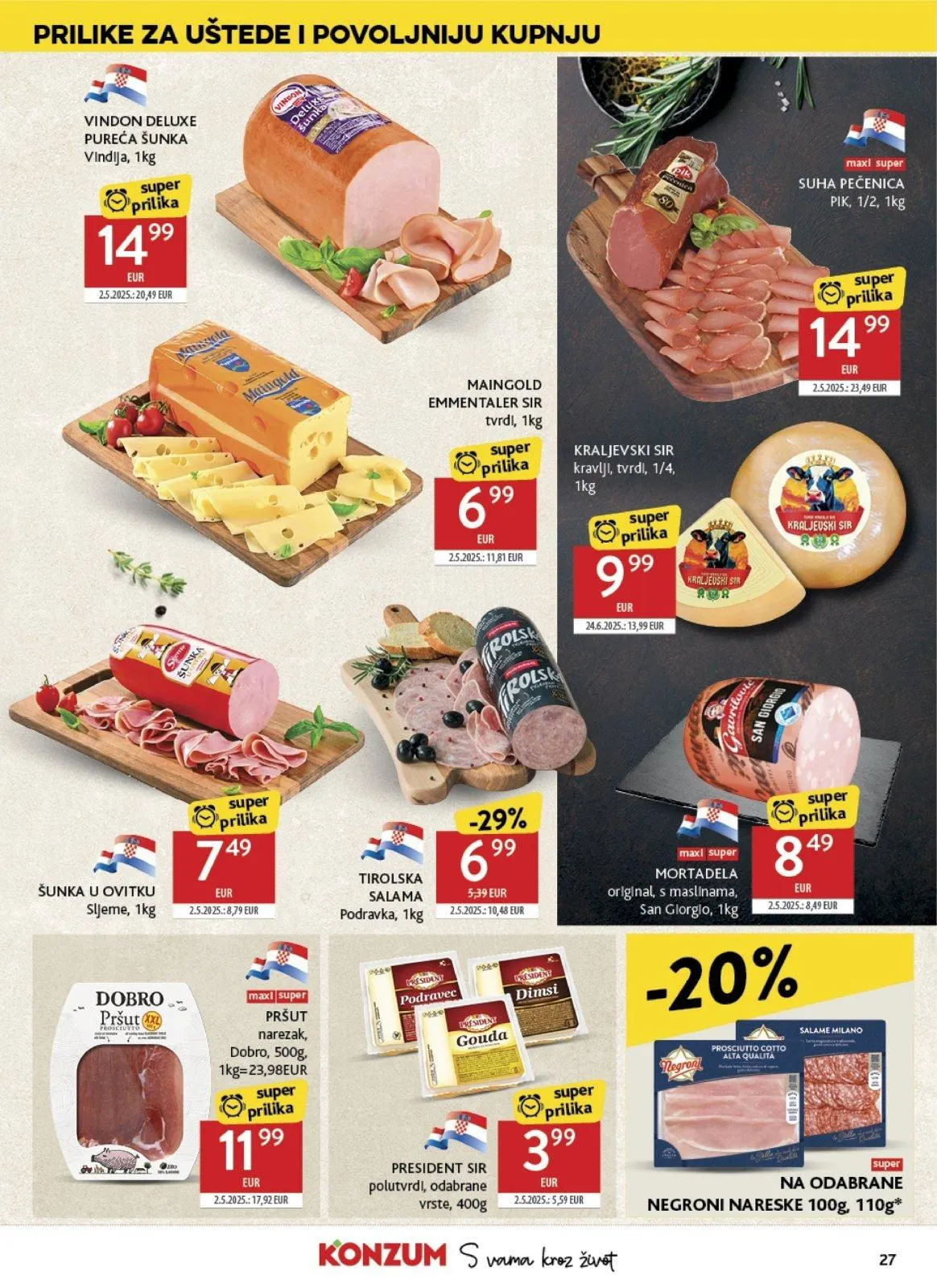 Katalog Konzum katalog do 30.06.2026 od 26. lipnja do 30. lipnja 2026. - Pregled Stranica 27