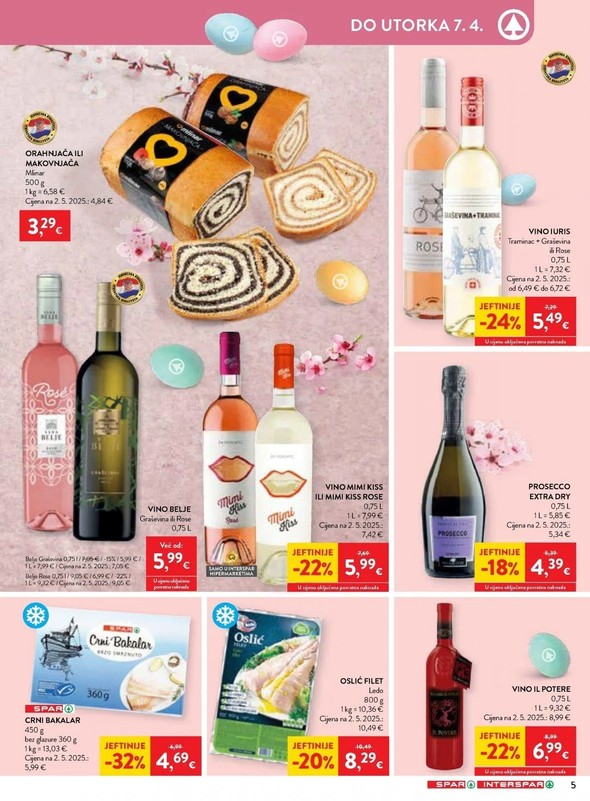 Katalog Spar katalog do 07.04.2026 od 2. travnja do 7. travnja 2026. - Pregled Stranica 5