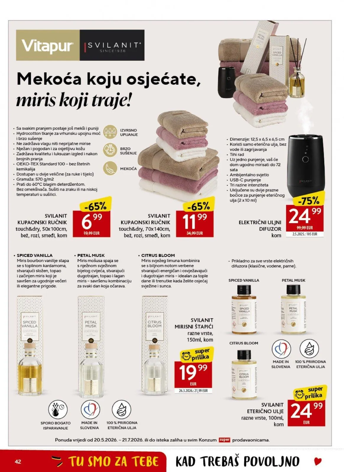 Katalog Konzum katalog do 26.05.2026 od 20. svibnja do 26. svibnja 2026. - Pregled Stranica 42