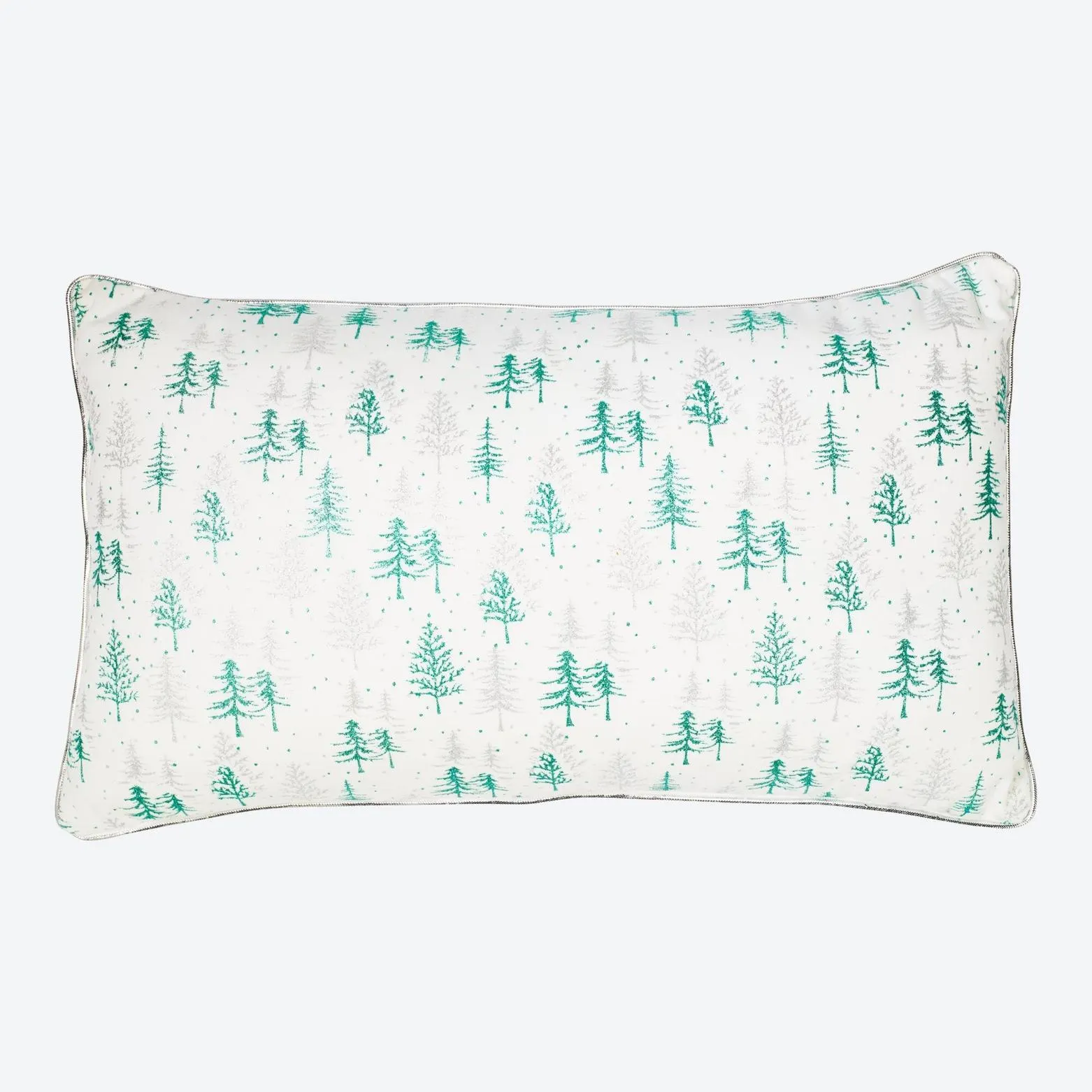 Dekokissen mit Glitzerdruck, ca. 30x50 cm