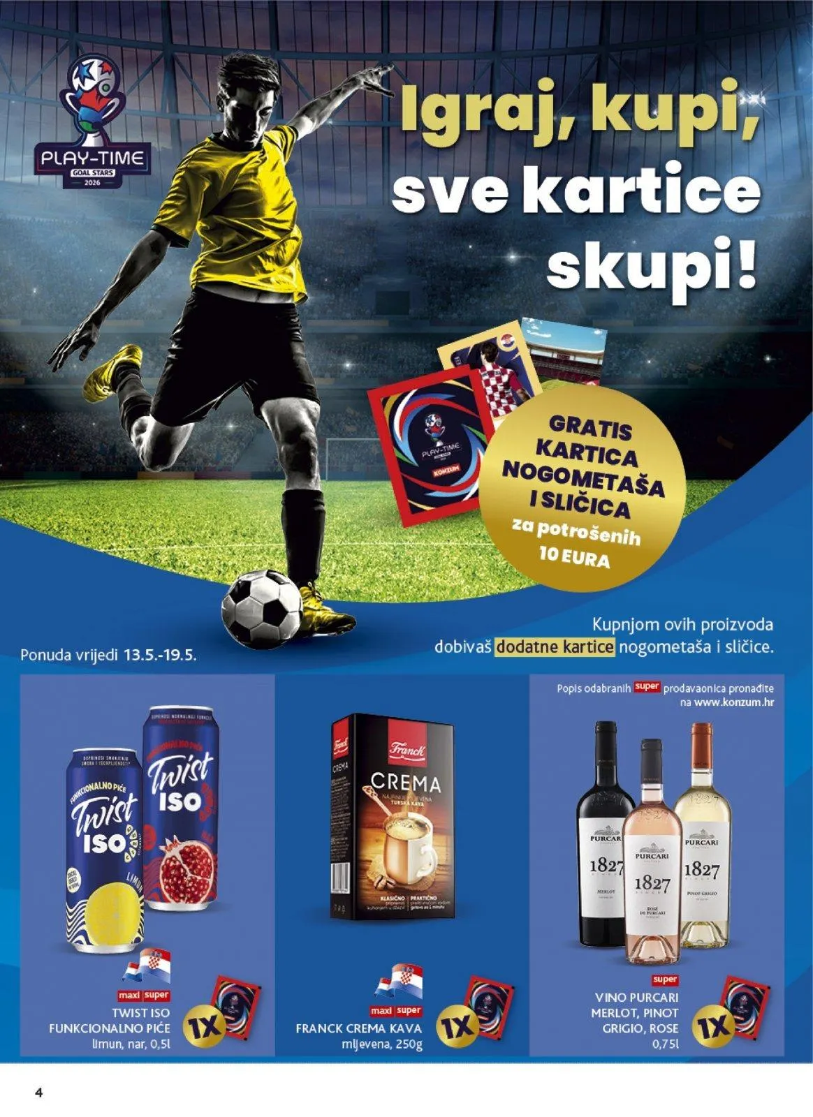 Katalog Konzum katalog do 19.05.2026 od 14. svibnja do 19. svibnja 2026. - Pregled Stranica 4
