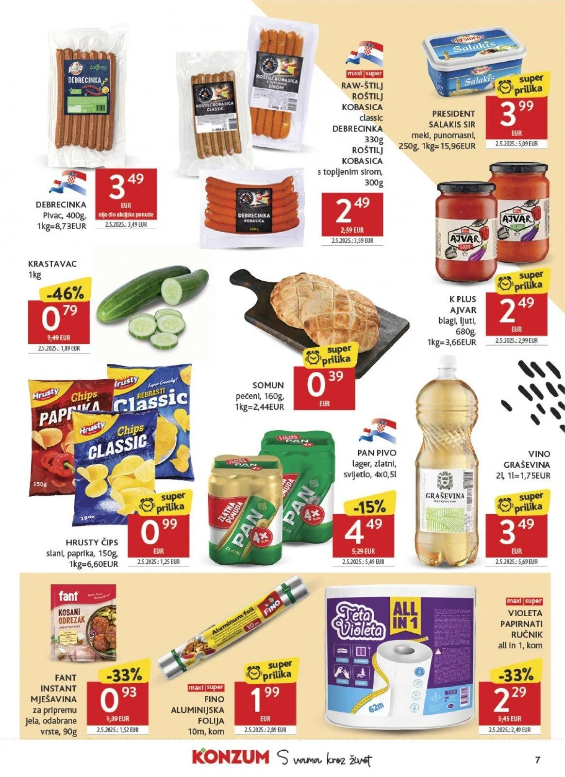 Katalog Konzum katalog do 30.06.2026 od 26. lipnja do 30. lipnja 2026. - Pregled Stranica 7