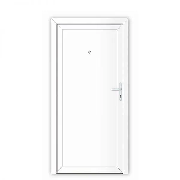 Vrata ulazna PVC Pašman bijela, 1000×2100 mm (lijeva/desna)