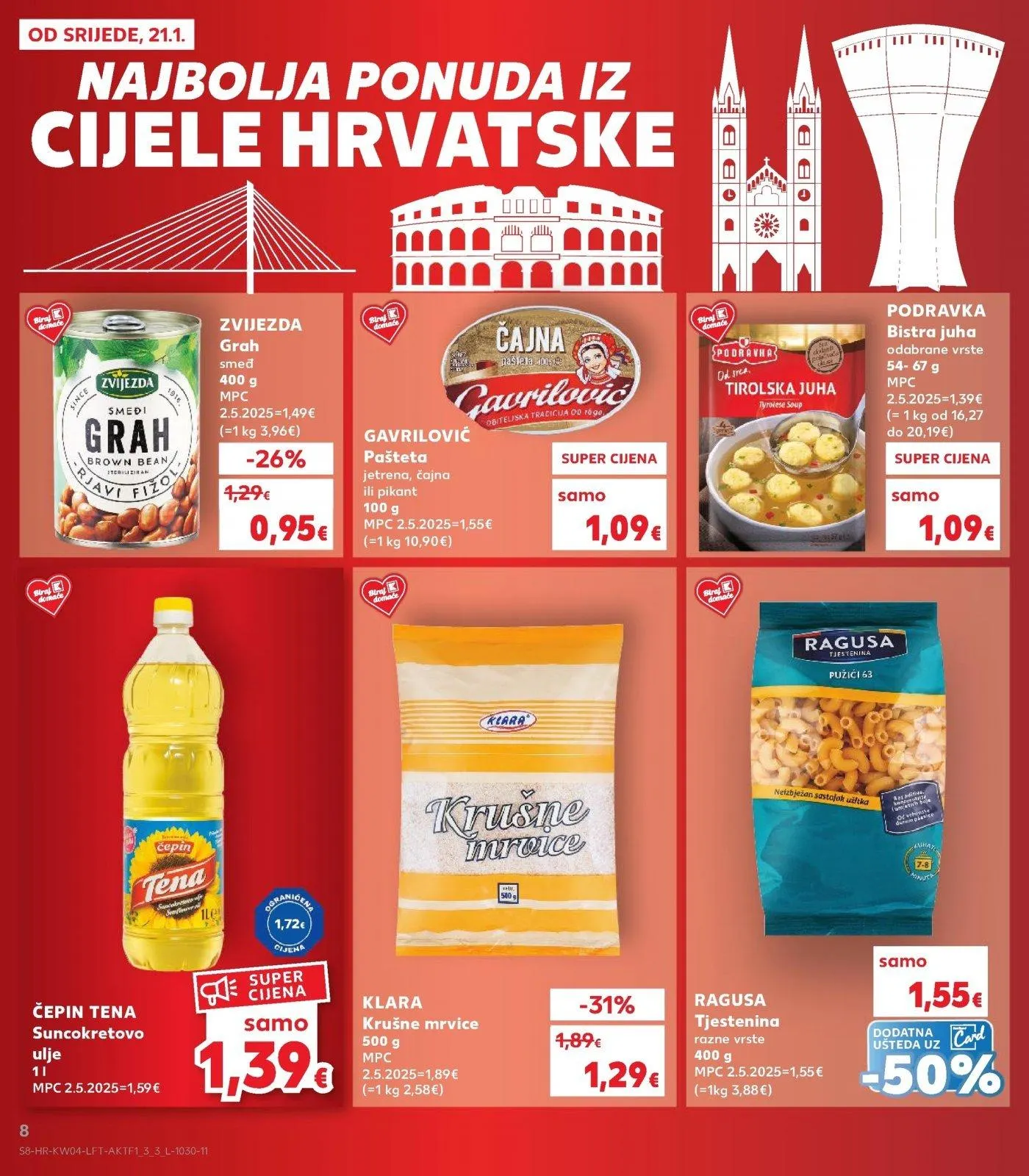 Katalog Kaufland katalog do 27.01.2026 od 21. siječnja do 27. siječnja 2026. - Pregled Stranica 8