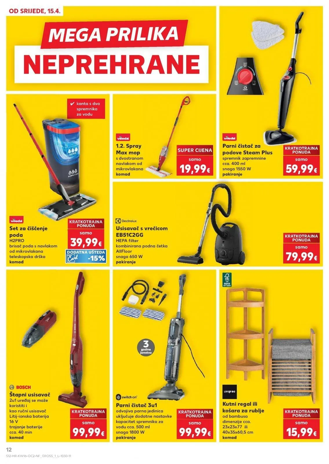 Katalog Kaufland katalog do 21.04.2026 od 15. travnja do 21. travnja 2026. - Pregled Stranica 12