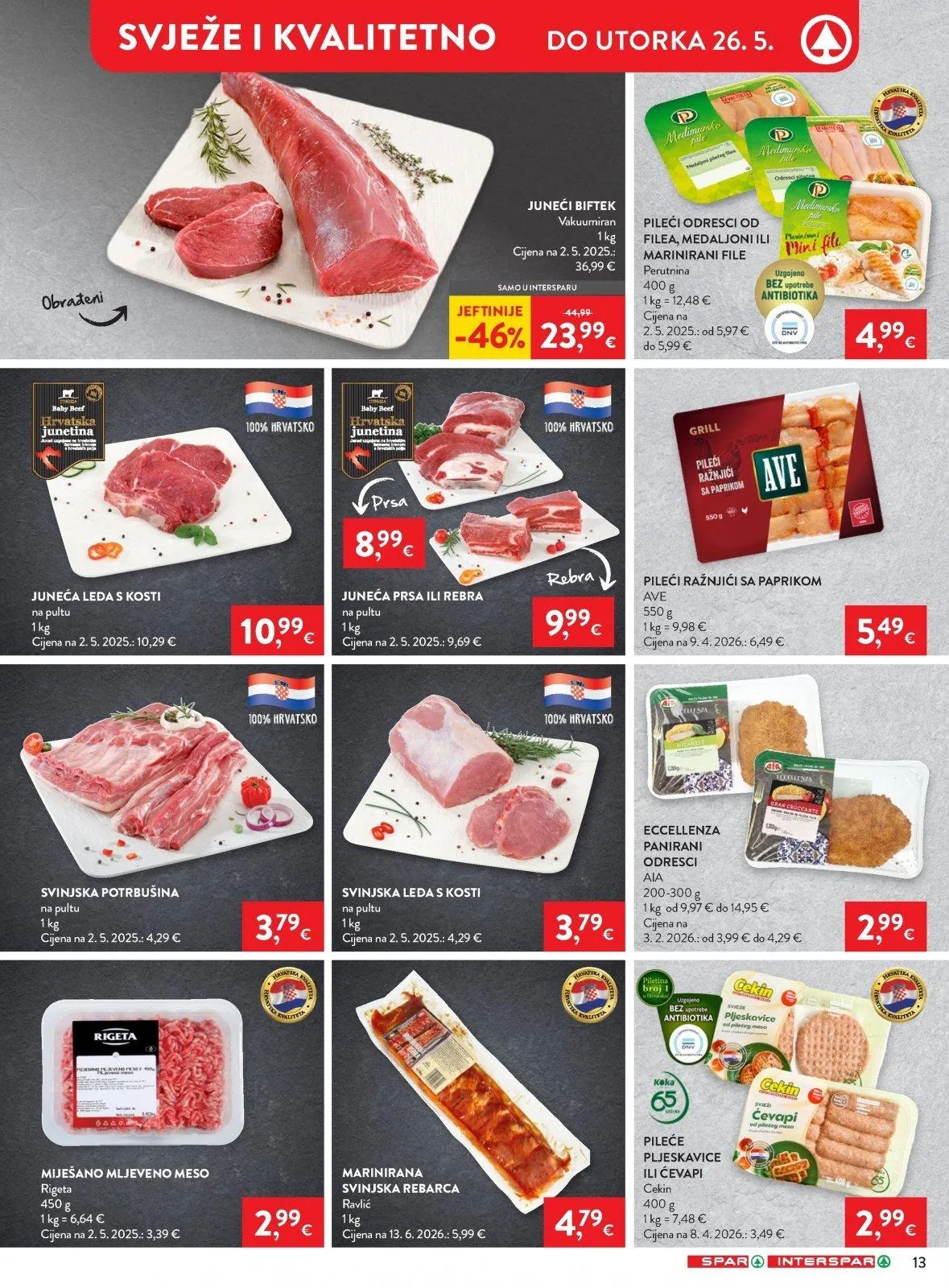 Katalog Interspar katalog do 26.05.2026 od 20. svibnja do 26. svibnja 2026. - Pregled Stranica 13