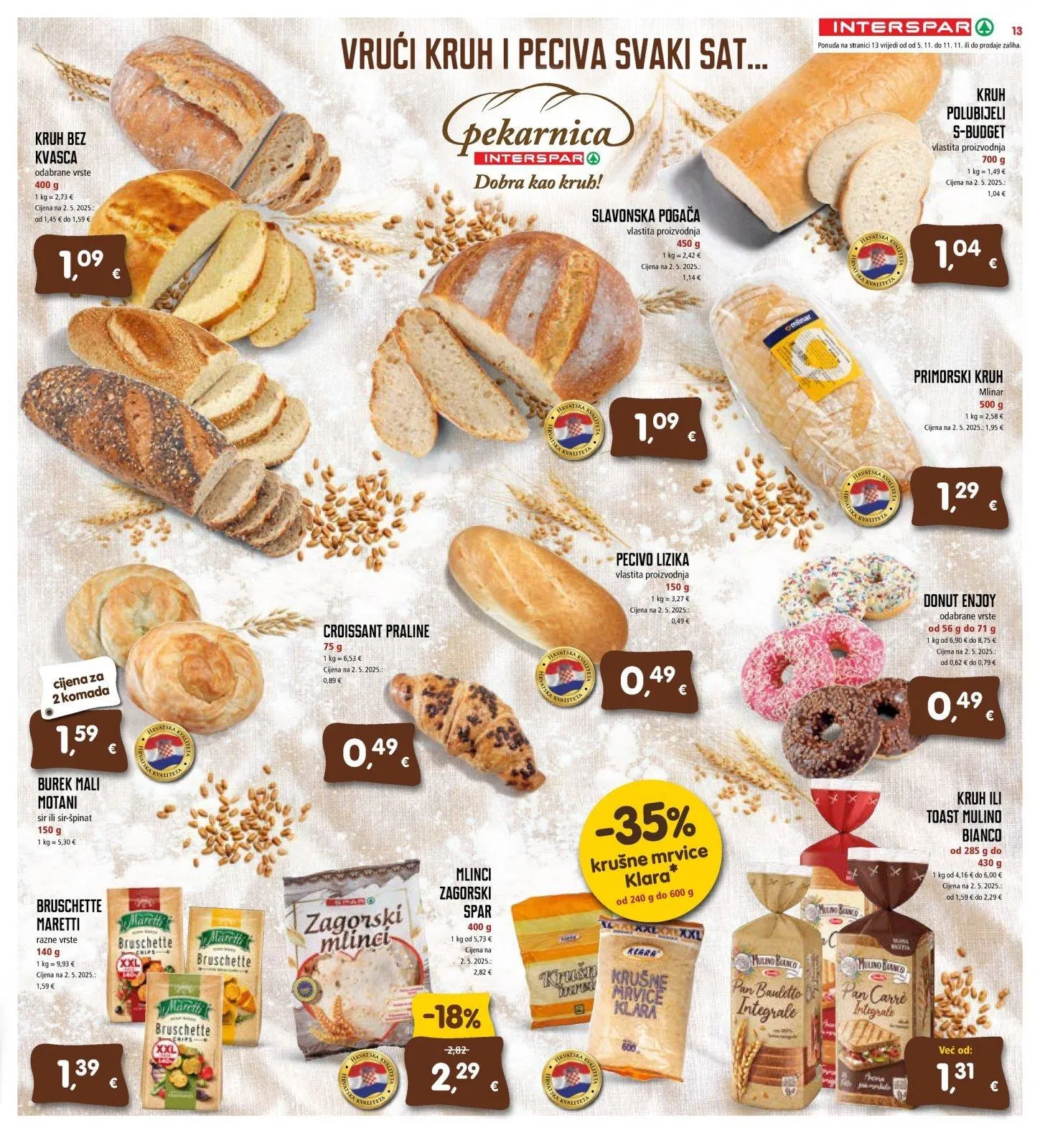 Katalog Interspar katalog do 11.11.2025 od 5. studenoga do 11. studenoga 2025. - Pregled Stranica 13