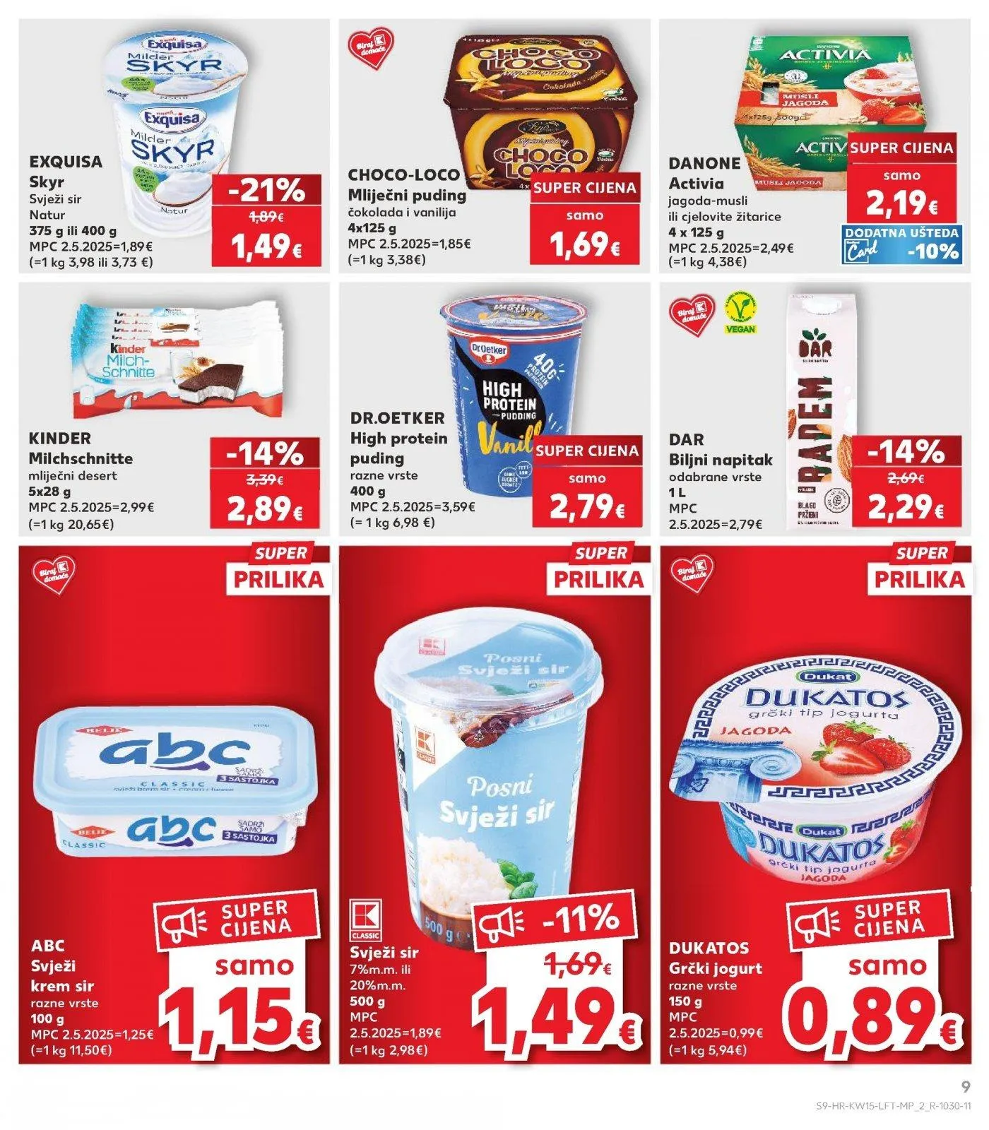 Katalog Kaufland katalog do 14.04.2026 od 8. travnja do 14. travnja 2026. - Pregled Stranica 9