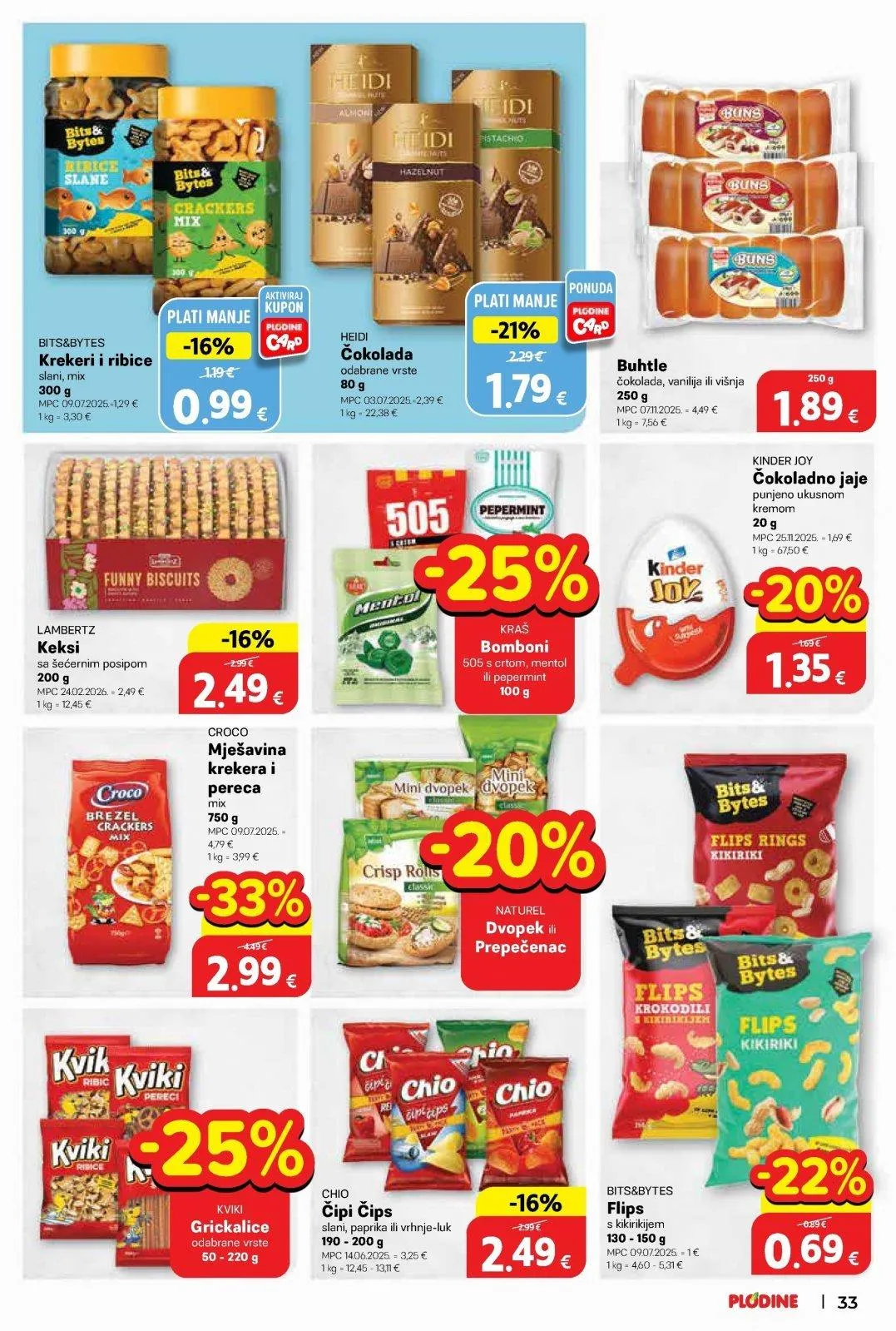 Katalog Plodine katalog do 10.03.2026 od 5. ožujka do 10. ožujka 2026. - Pregled Stranica 33