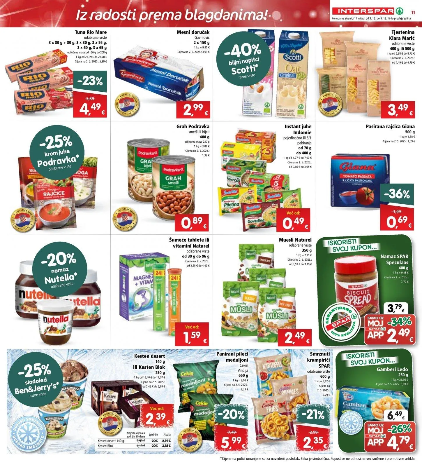 Katalog Interspar katalog do 09.12.2025 od 3. prosinca do 9. prosinca 2025. - Pregled Stranica 15