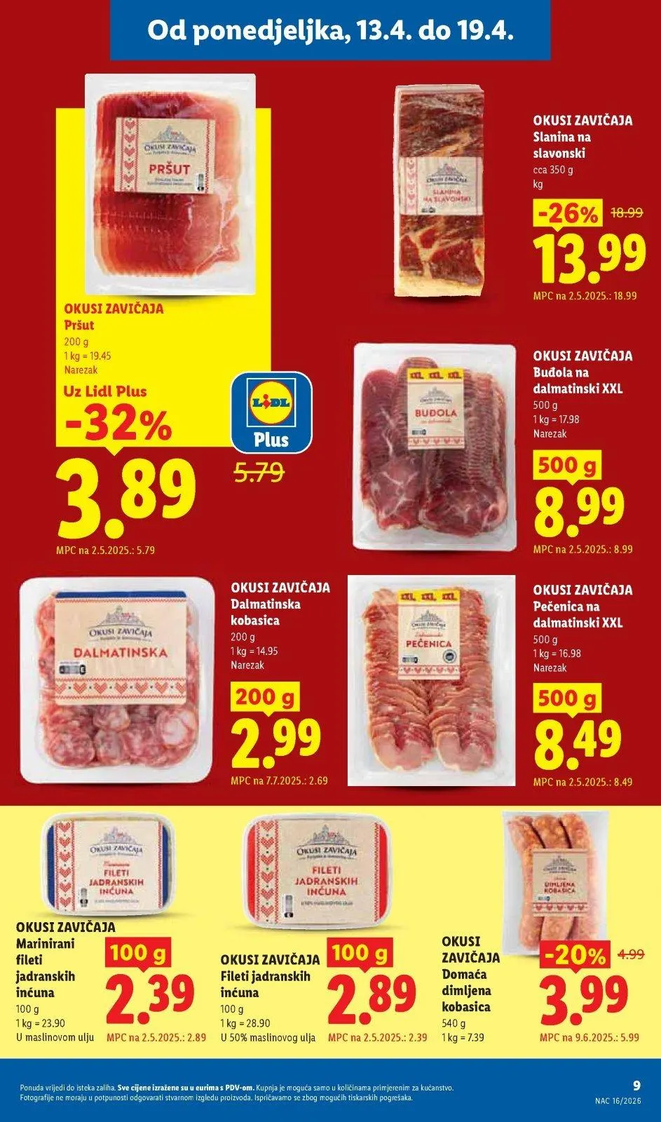 Katalog Lidl katalog do 19.04.2026 od 9. travnja do 19. travnja 2026. - Pregled Stranica 9