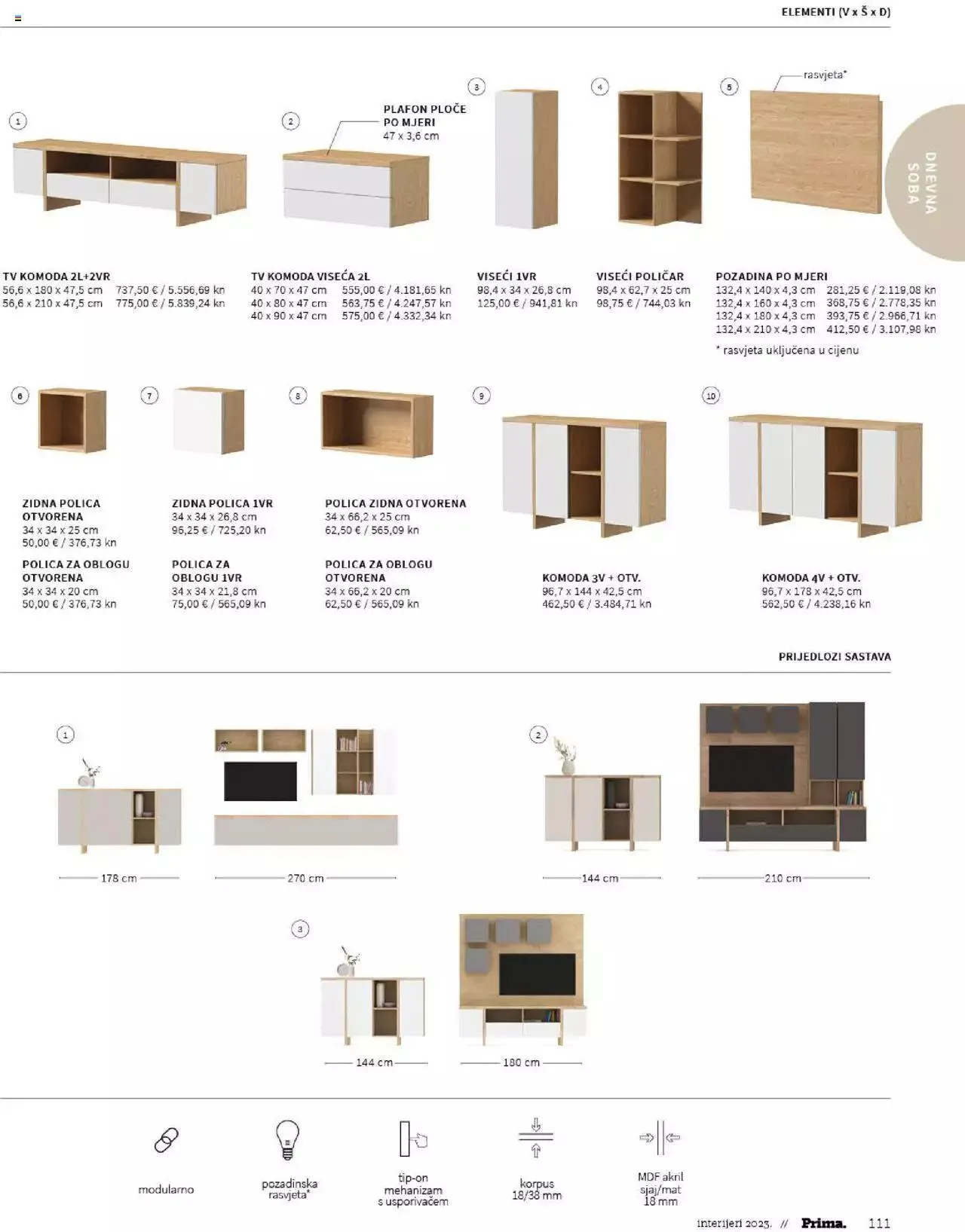 Katalog Katalog interijeri 2023 Prima od 20. veljače do 31. prosinca 2023. - Pregled Stranica 113