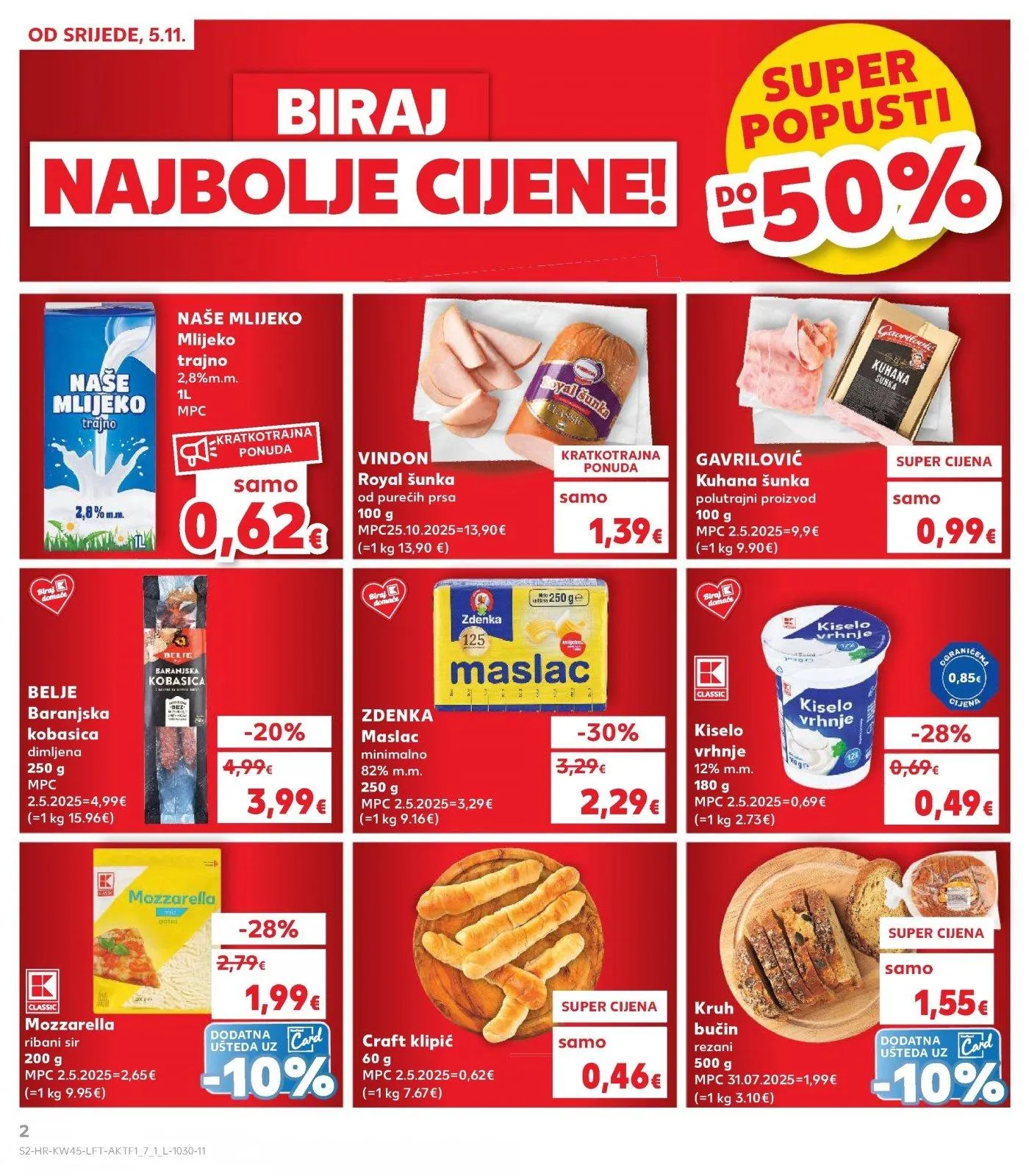 Katalog Kaufland katalog do 11.11.2025 od 5. studenoga do 11. studenoga 2025. - Pregled Stranica 2