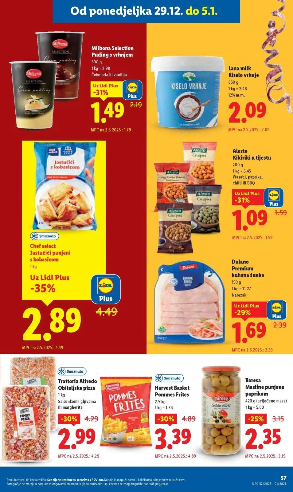 Katalog Lidl katalog do 05.01.2026 od 18. prosinca do 5. siječnja 2026. - Pregled Stranica 57