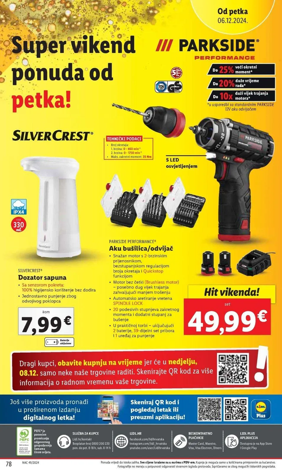 Katalog Lidl katalog do 08.12.2024 od 28. studenoga do 8. prosinca 2024. - Pregled Stranica 78