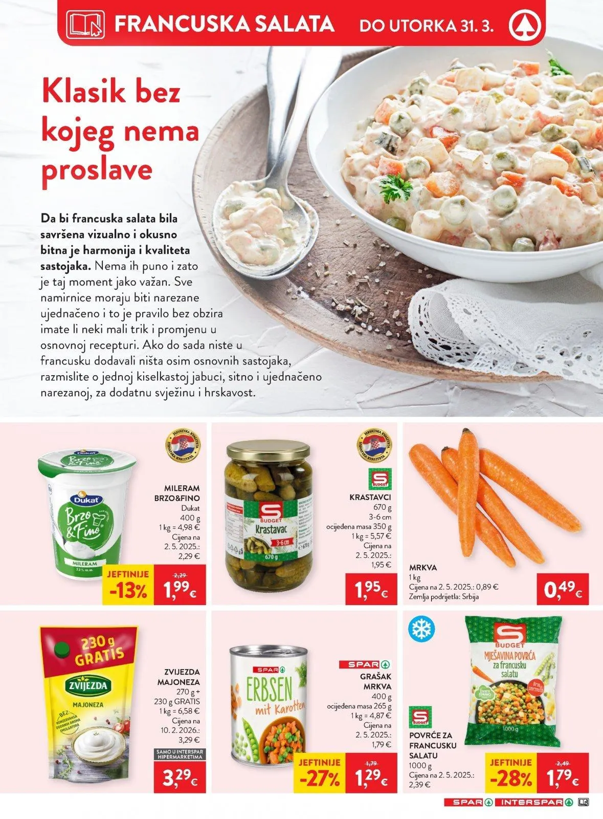 Katalog Spar katalog do 31.03.2026 od 26. ožujka do 31. ožujka 2026. - Pregled Stranica 14