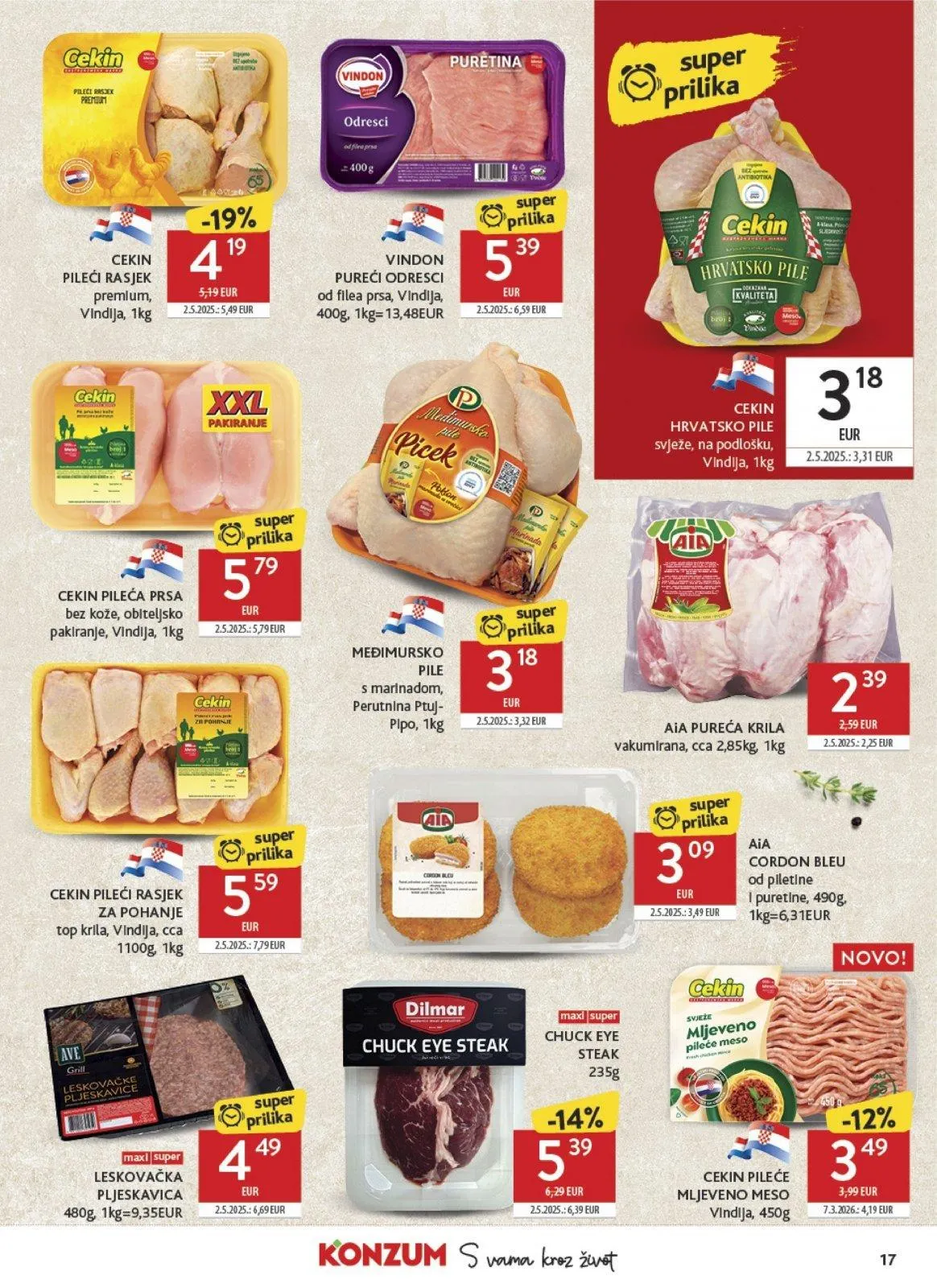Katalog Konzum katalog do 26.05.2026 od 20. svibnja do 26. svibnja 2026. - Pregled Stranica 17