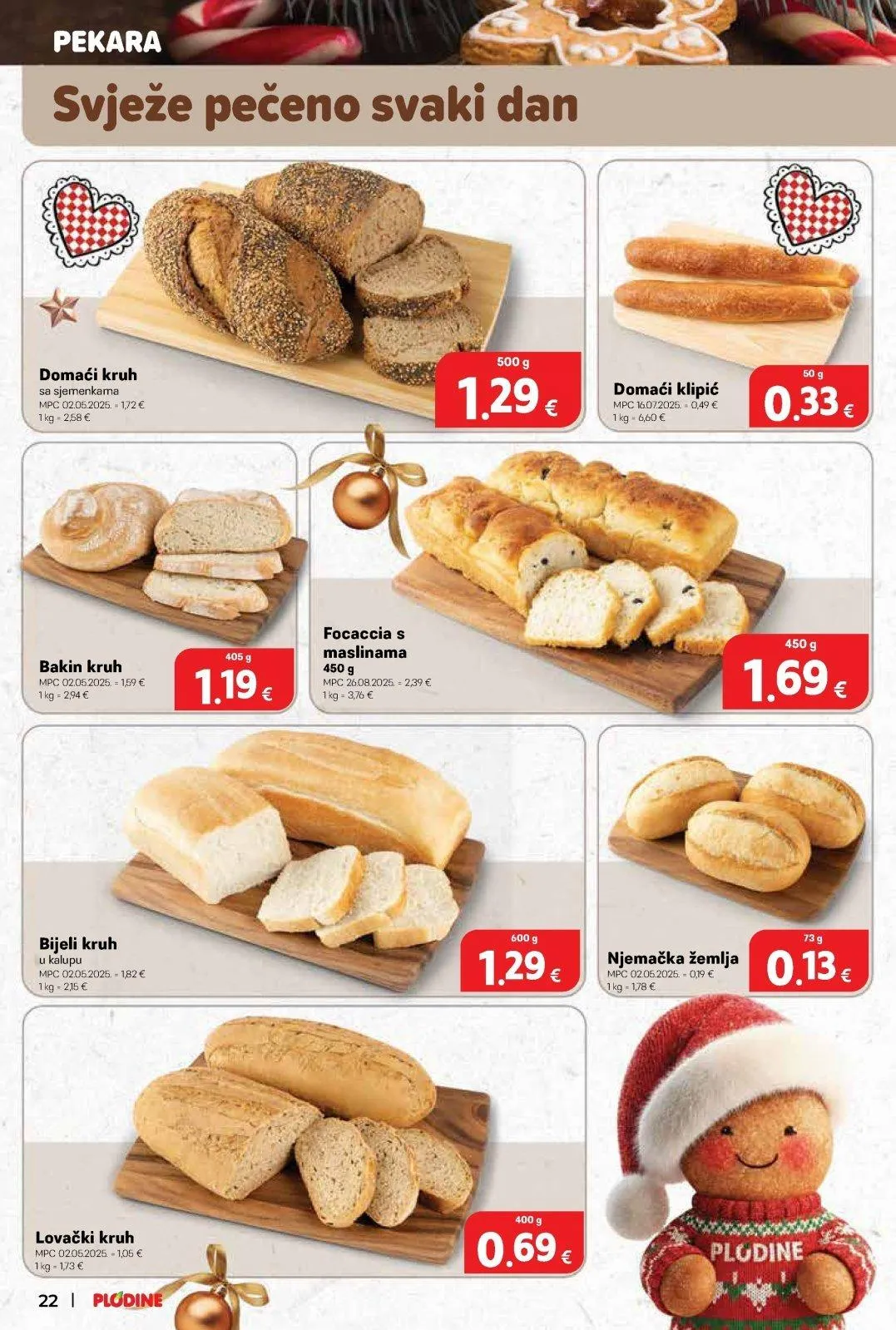 Katalog Plodine katalog do 16.12.2025 od 10. prosinca do 16. prosinca 2025. - Pregled Stranica 22