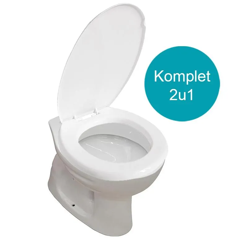 Toaletna školjka Delta komplet 2u1