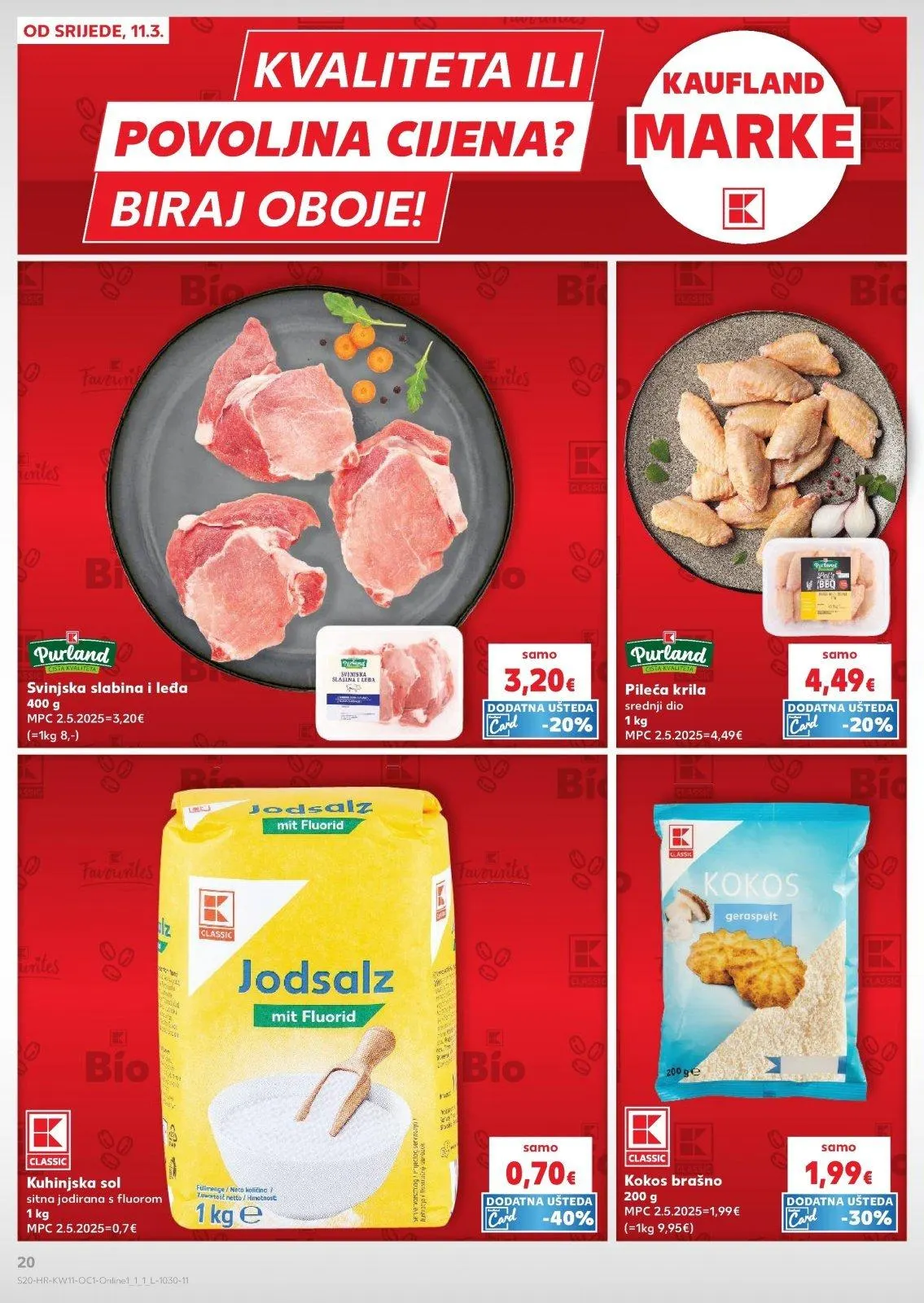 Katalog Kaufland katalog do 17.03.2026 od 11. ožujka do 17. ožujka 2026. - Pregled Stranica 20