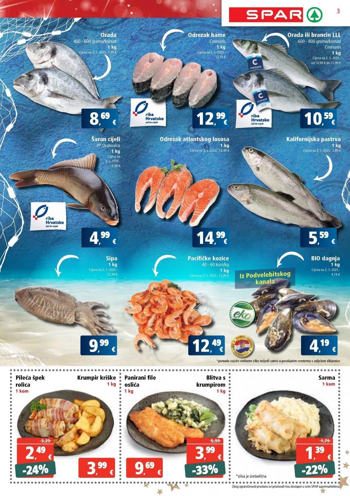Katalog Spar katalog do 23.12.2025 od 17. prosinca do 23. prosinca 2025. - Pregled Stranica 3
