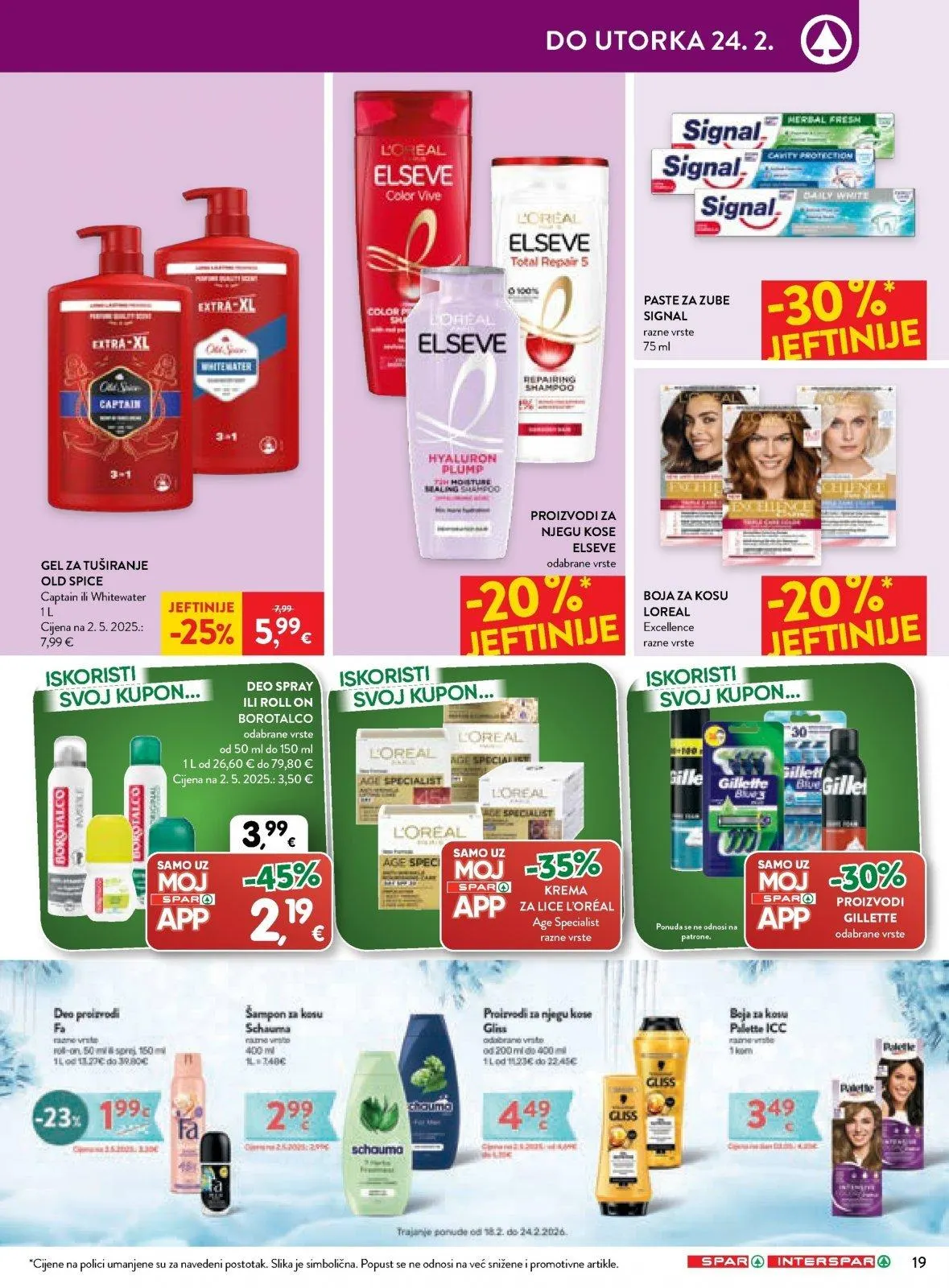 Katalog Interspar katalog do 24.02.2026 od 19. veljače do 24. veljače 2026. - Pregled Stranica 25