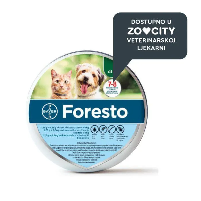Elanco Foresto ogrlica za pse i mačke, 38 cm