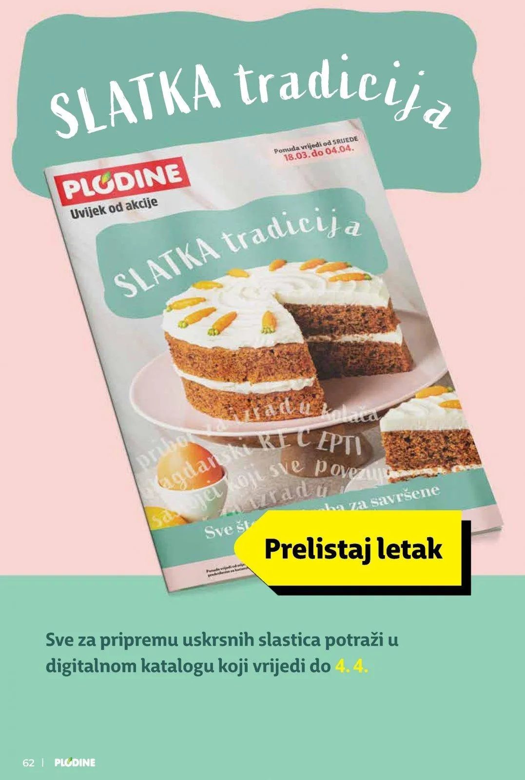 Katalog Plodine katalog do 31.03.2026 od 26. ožujka do 31. ožujka 2026. - Pregled Stranica 62