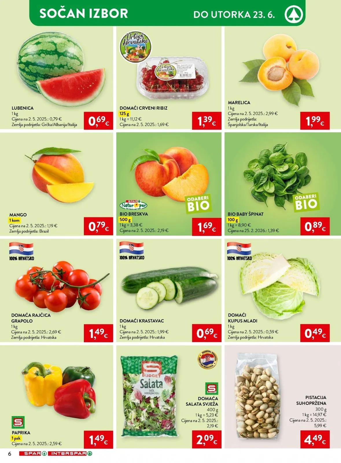 Katalog Interspar katalog do 23.06.2026 od 17. lipnja do 23. lipnja 2026. - Pregled Stranica 8