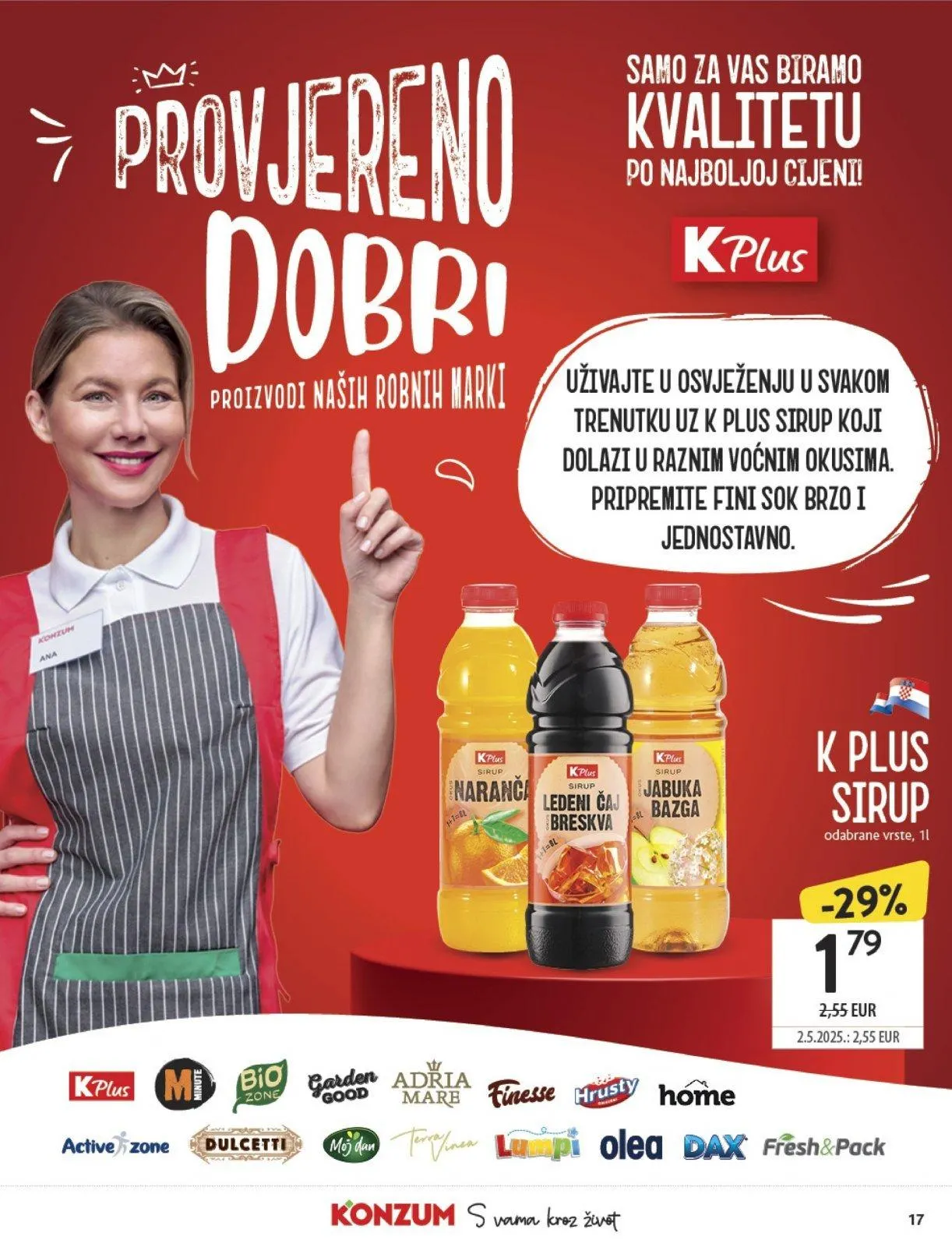 Katalog Konzum katalog do 11.11.2025 od 5. studenoga do 11. studenoga 2025. - Pregled Stranica 17