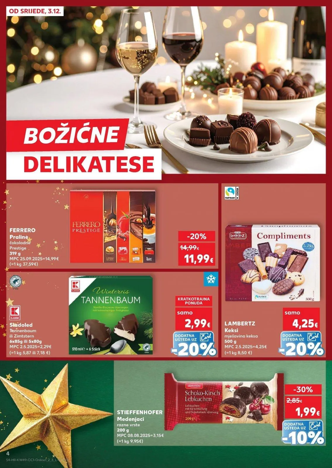 Katalog Kaufland katalog do 09.12.2025 od 3. prosinca do 9. prosinca 2025. - Pregled Stranica 4