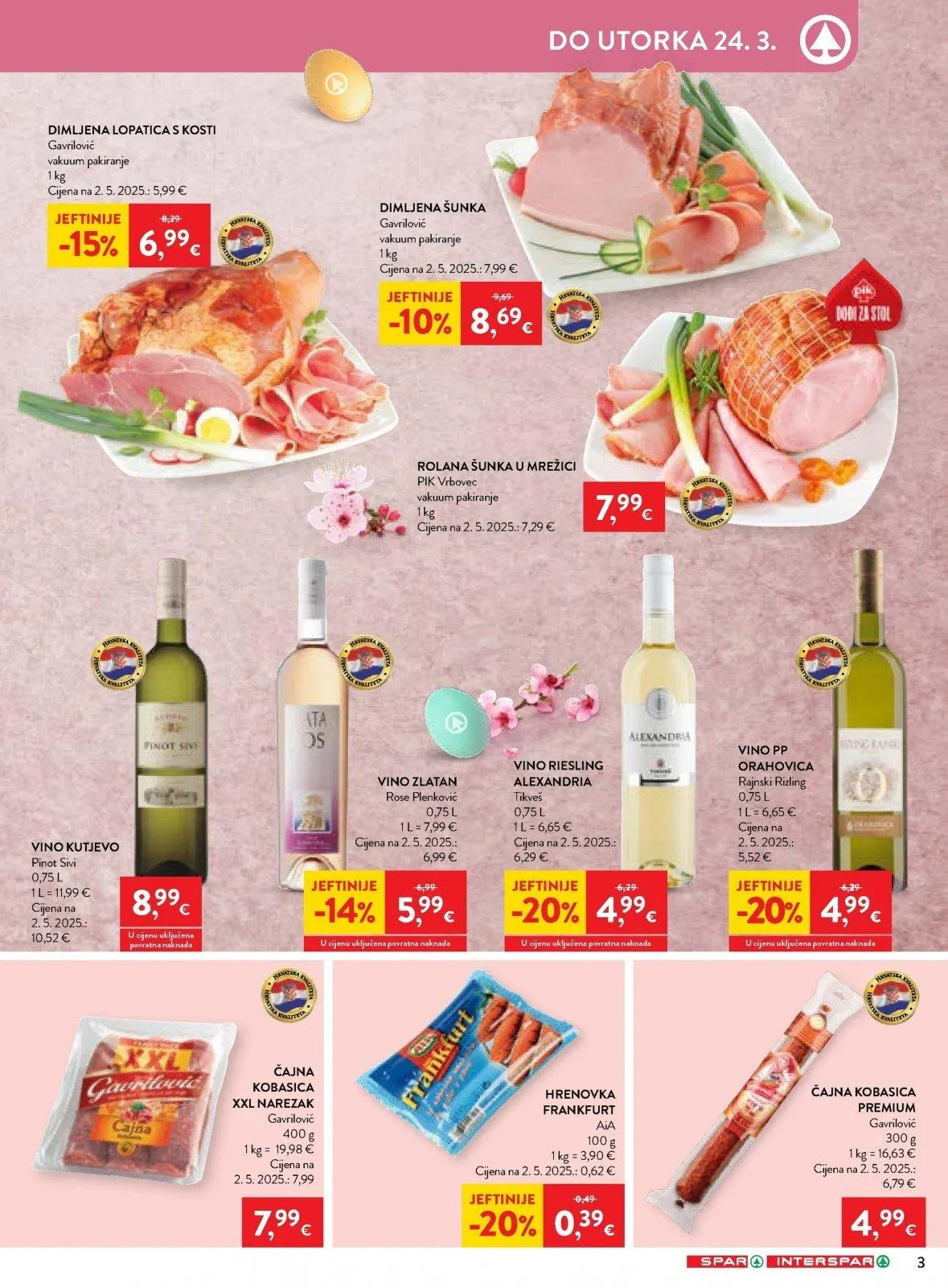 Katalog Spar katalog do 24.03.2026 od 19. ožujka do 24. ožujka 2026. - Pregled Stranica 3