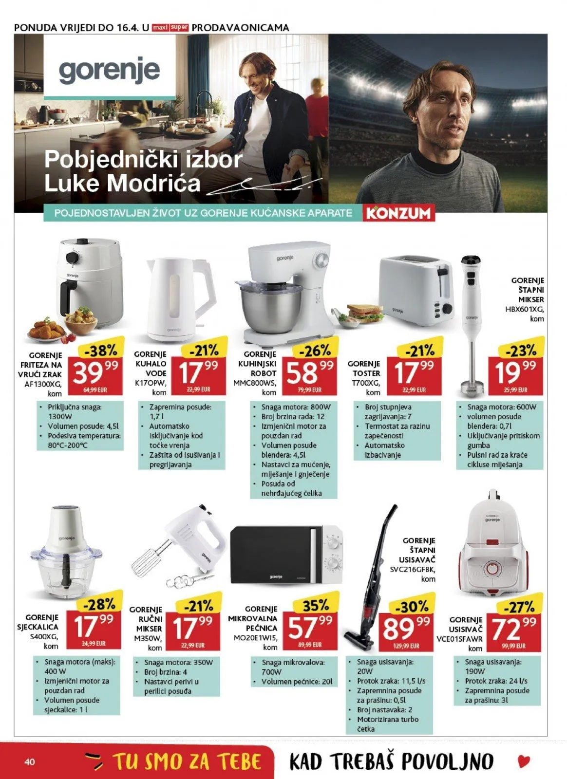 Katalog Konzum katalog do 21.04.2026 od 16. travnja do 21. travnja 2026. - Pregled Stranica 40
