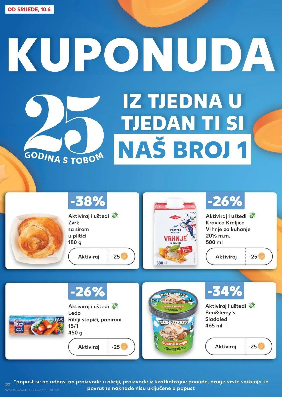 Katalog Kaufland katalog do 16.06.2026 od 10. lipnja do 16. lipnja 2026. - Pregled Stranica 22