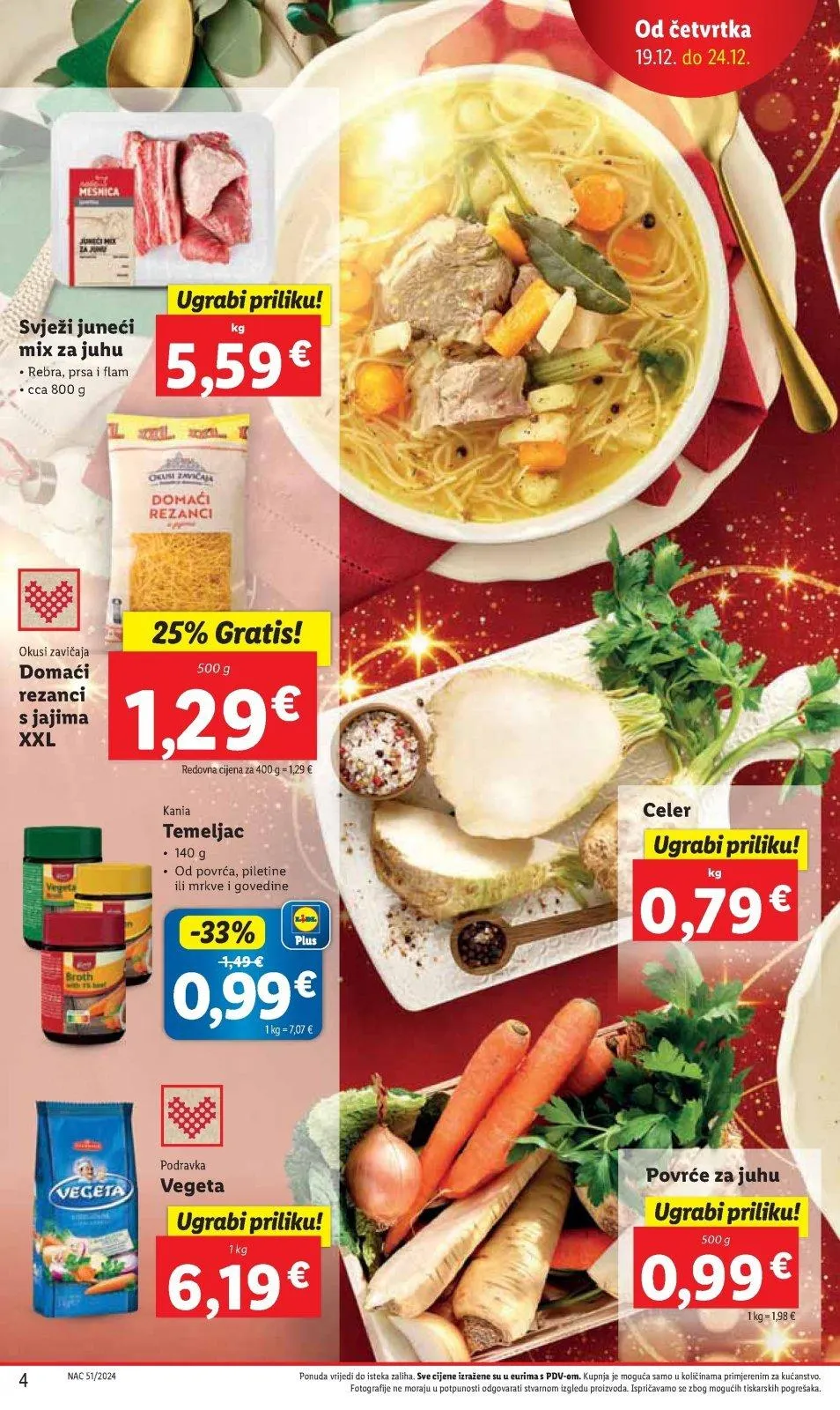 Katalog Lidl katalog do 24.12.2024 od 20. prosinca do 24. prosinca 2024. - Pregled Stranica 4