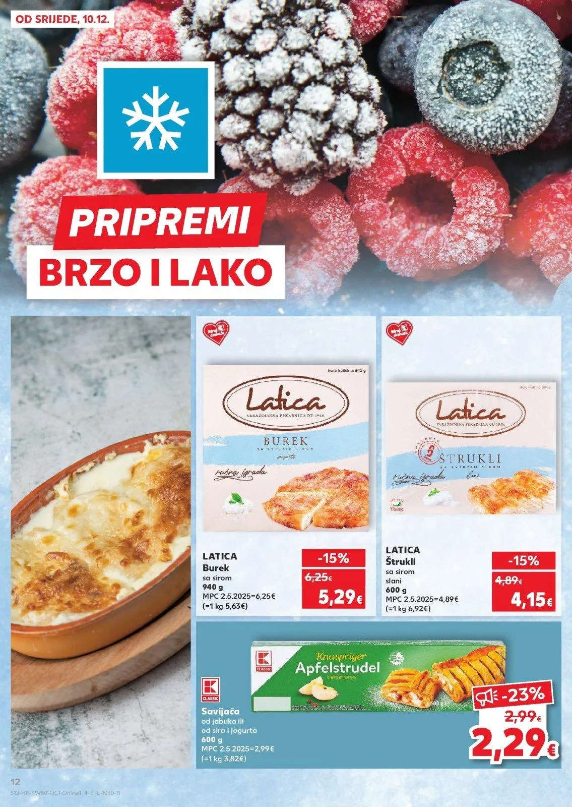 Katalog Kaufland katalog do 16.12.2025 od 10. prosinca do 16. prosinca 2025. - Pregled Stranica 12