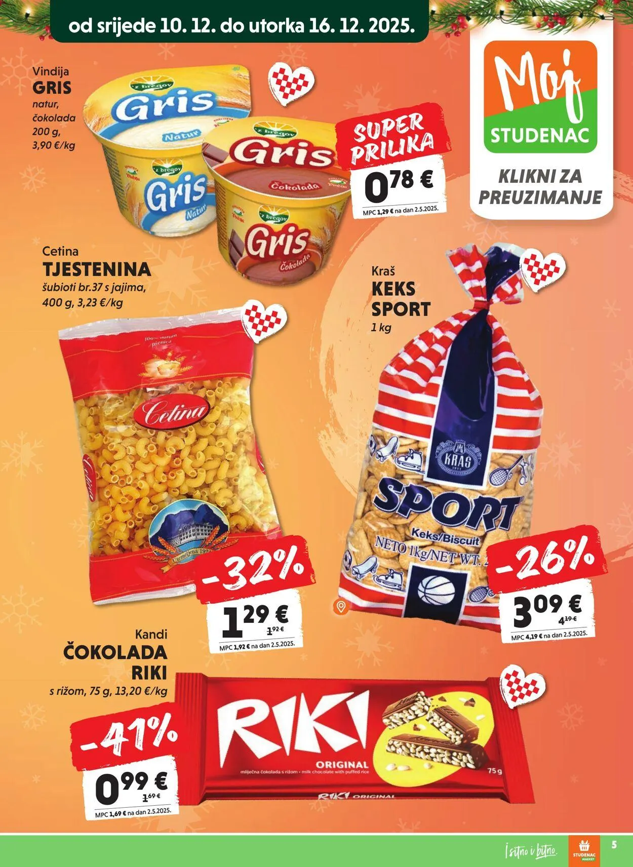 Katalog Studenac od 10. prosinca do 16. prosinca 2025. - Pregled Stranica 5