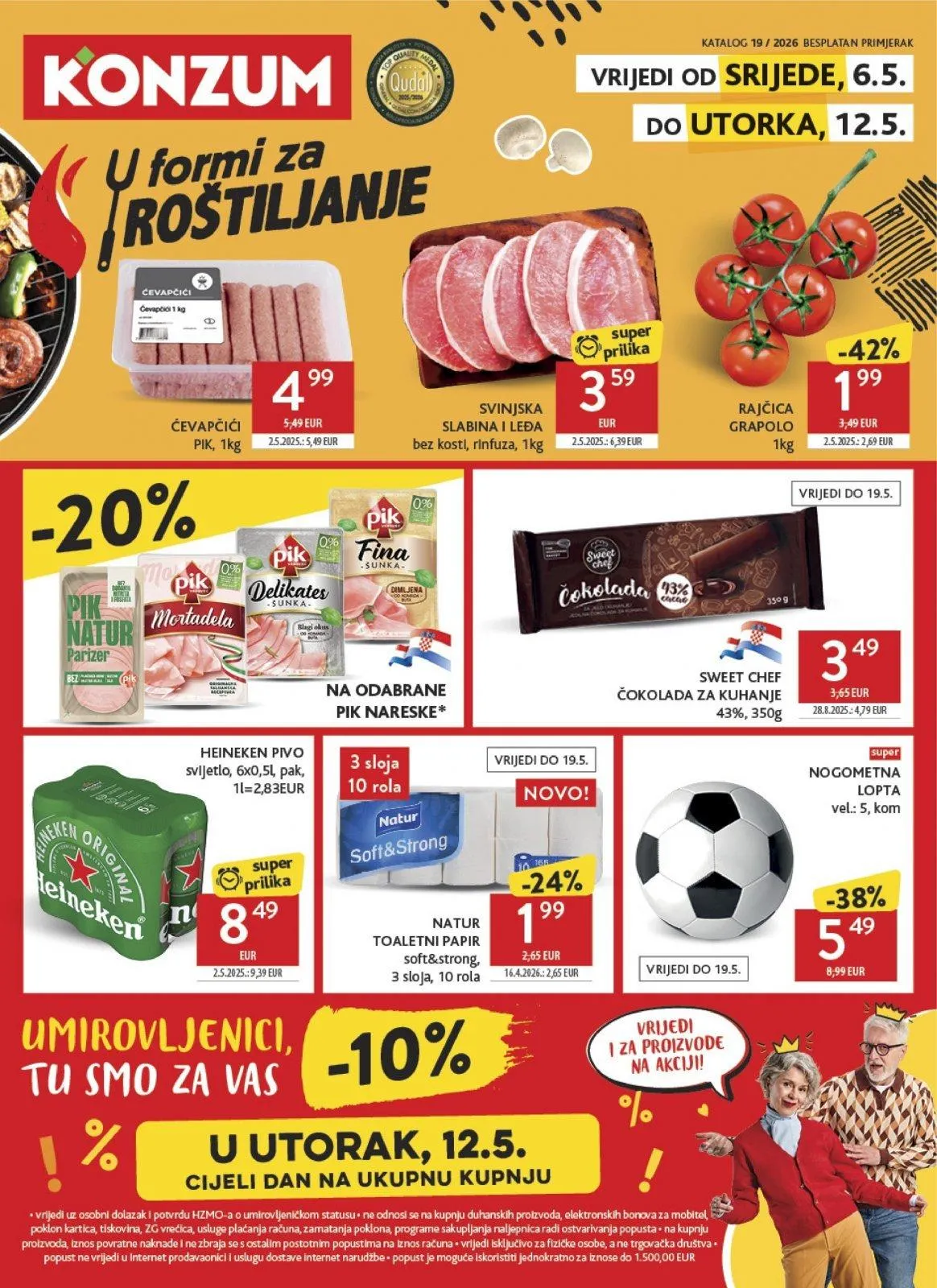 Katalog Konzum katalog do 12.05.2026 od 7. svibnja do 12. svibnja 2026. - Pregled Stranica 1