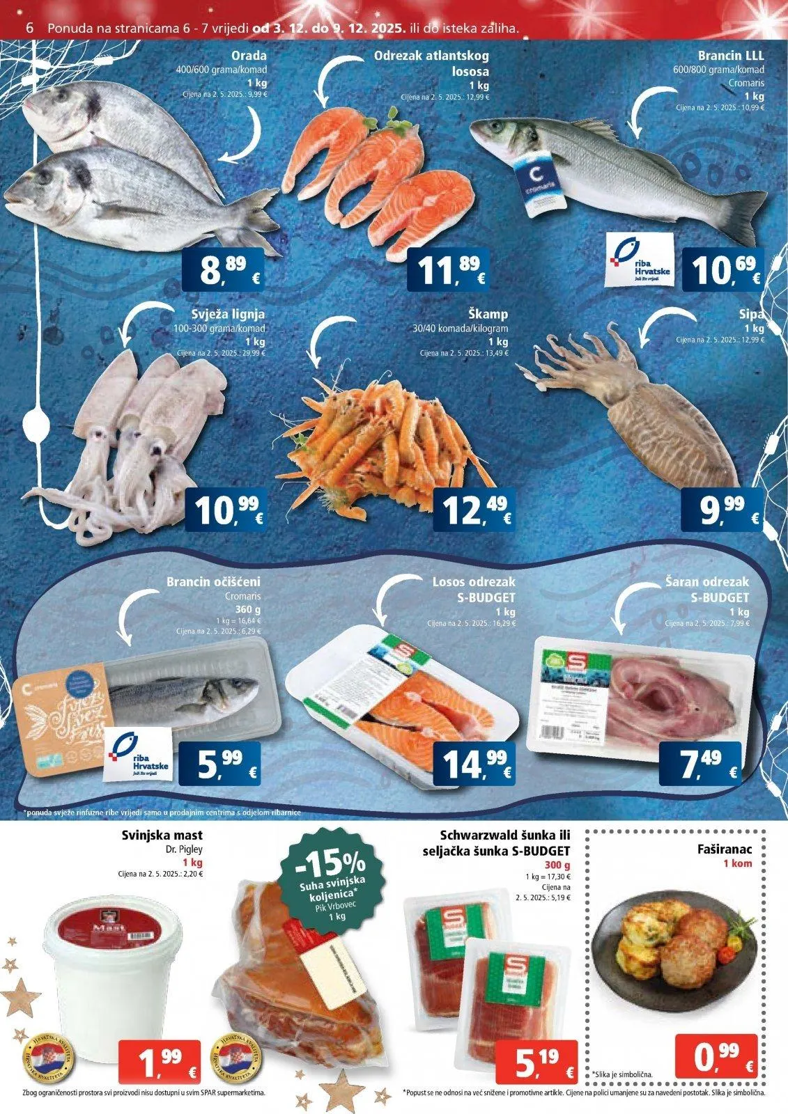 Katalog Spar katalog do 09.12.2025 od 3. prosinca do 9. prosinca 2025. - Pregled Stranica 6