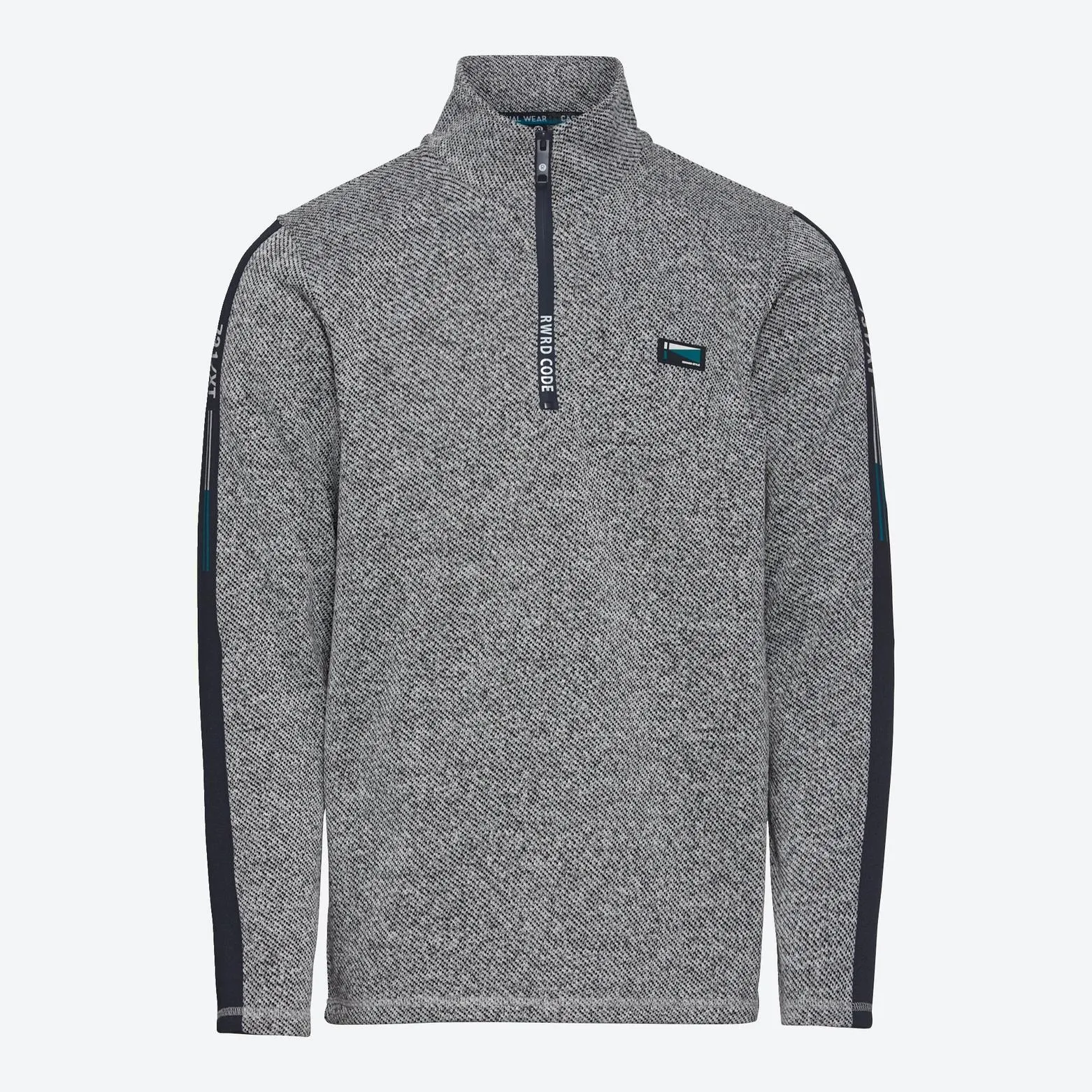 Herren-Fleece-Troyer mit Stehkragen