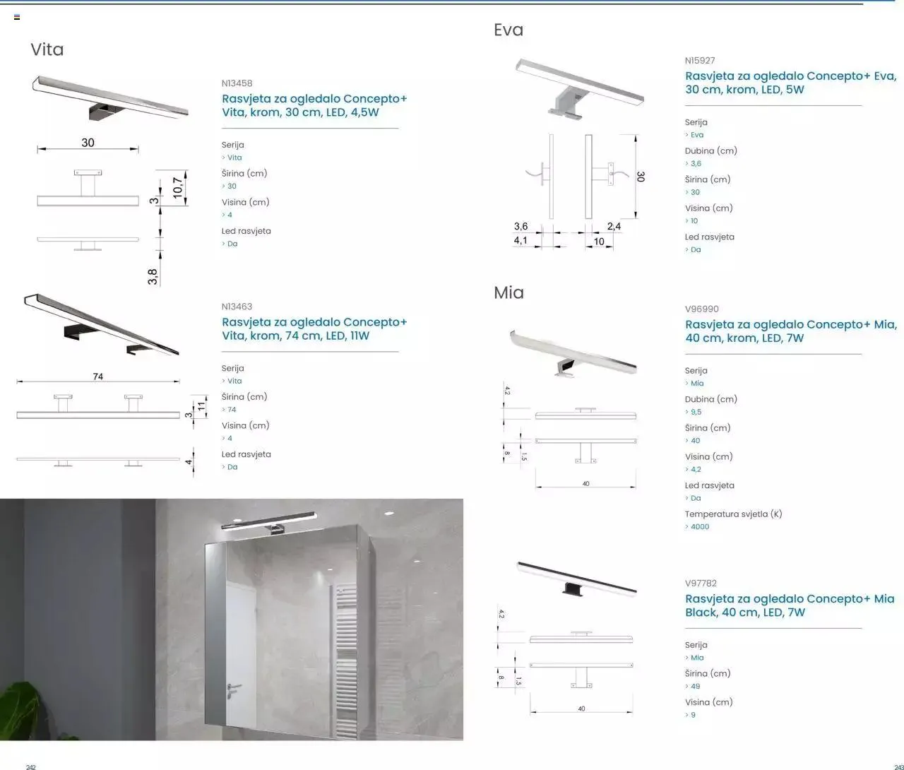 Katalog Kupaonski namještaj i ogledala 2023 Fero-term od 13. ožujka do 31. prosinca 2023. - Pregled Stranica 122