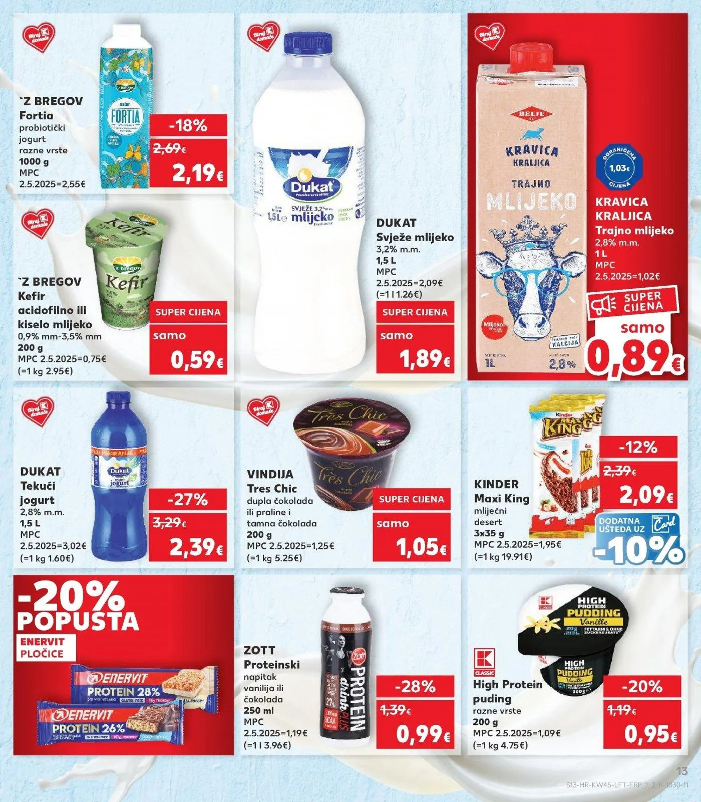 Katalog Kaufland katalog do 11.11.2025 od 5. studenoga do 11. studenoga 2025. - Pregled Stranica 13