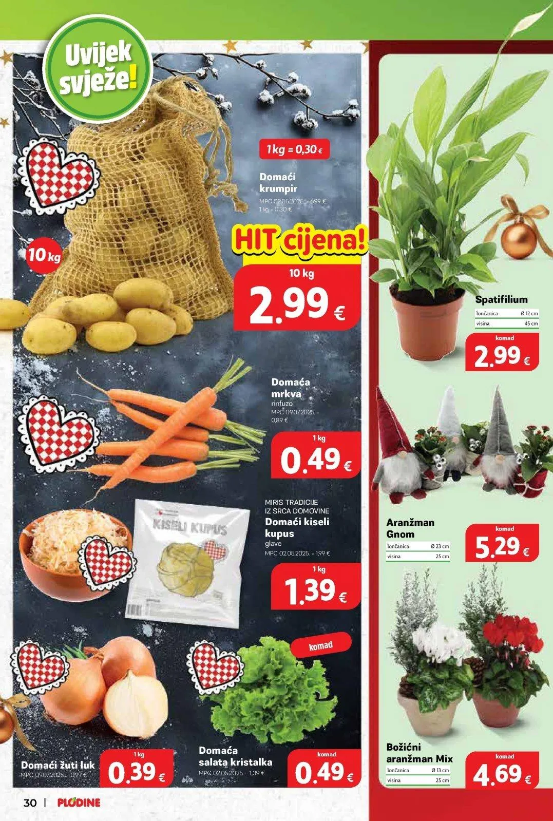 Katalog Plodine katalog do 24.12.2025 od 17. prosinca do 24. prosinca 2025. - Pregled Stranica 30