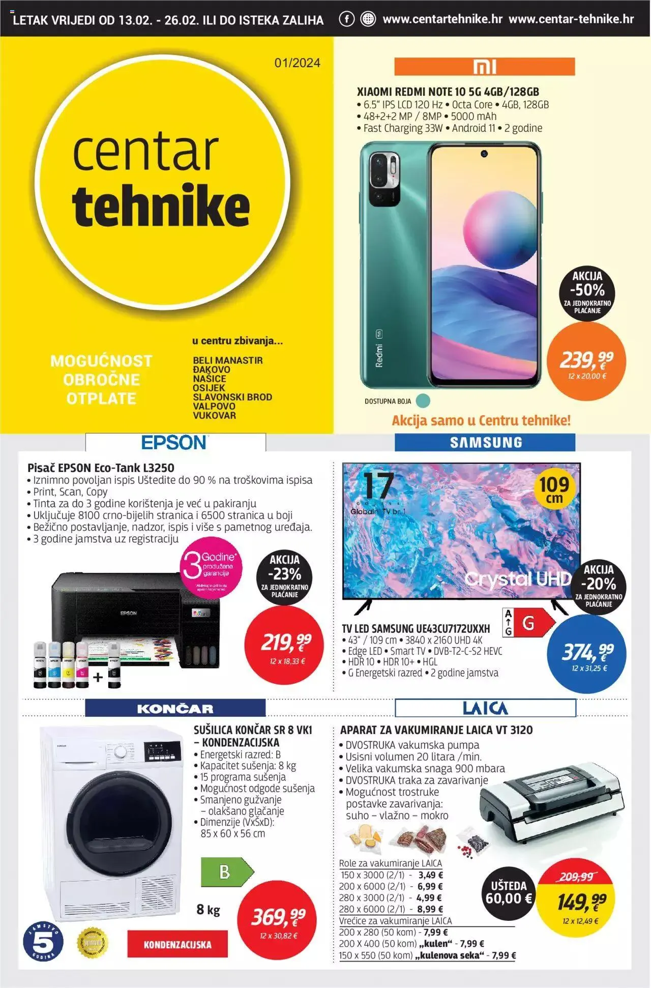 Katalog Katalog Centar Tehnike od 13. veljače do 26. veljače 2024. - Pregled Stranica