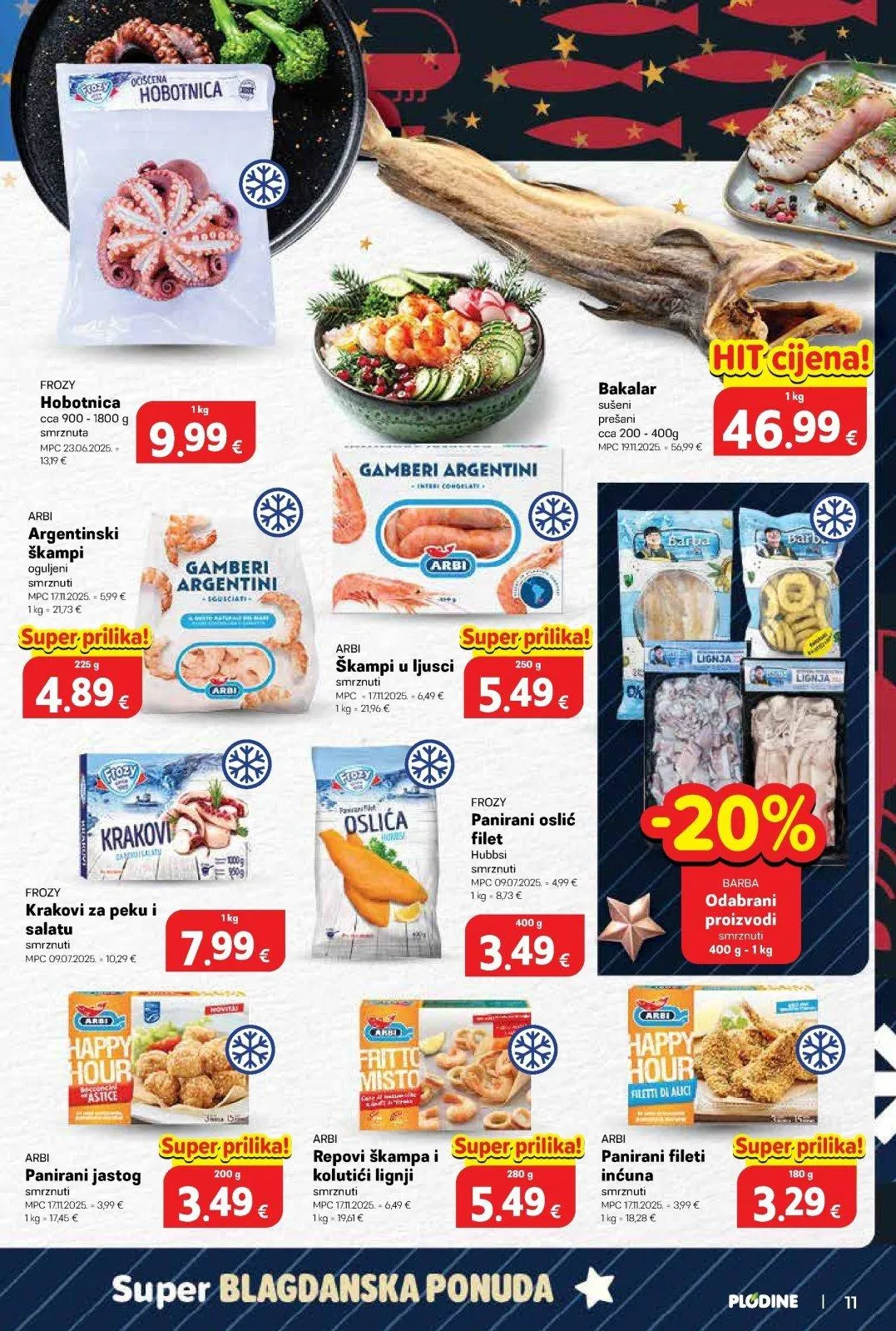 Katalog Plodine katalog do 24.12.2025 od 17. prosinca do 24. prosinca 2025. - Pregled Stranica 11