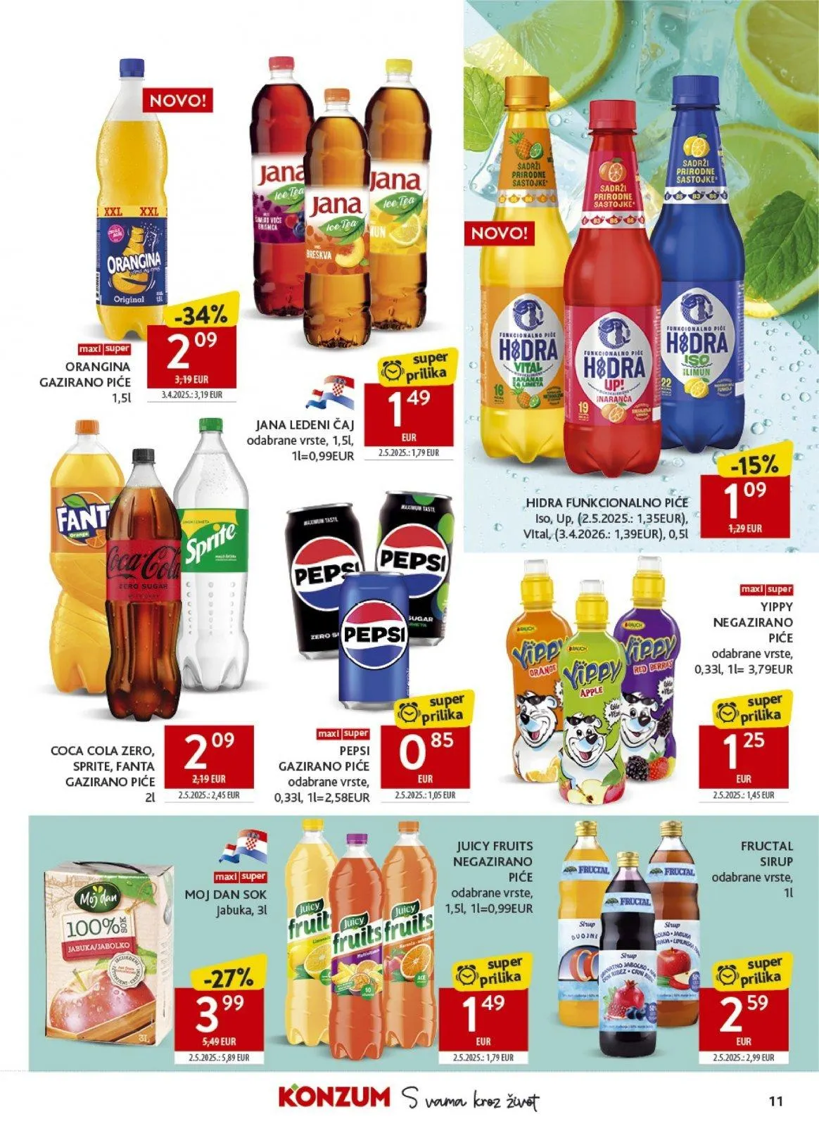 Katalog Konzum katalog do 02.06.2026 od 28. svibnja do 2. lipnja 2026. - Pregled Stranica 11